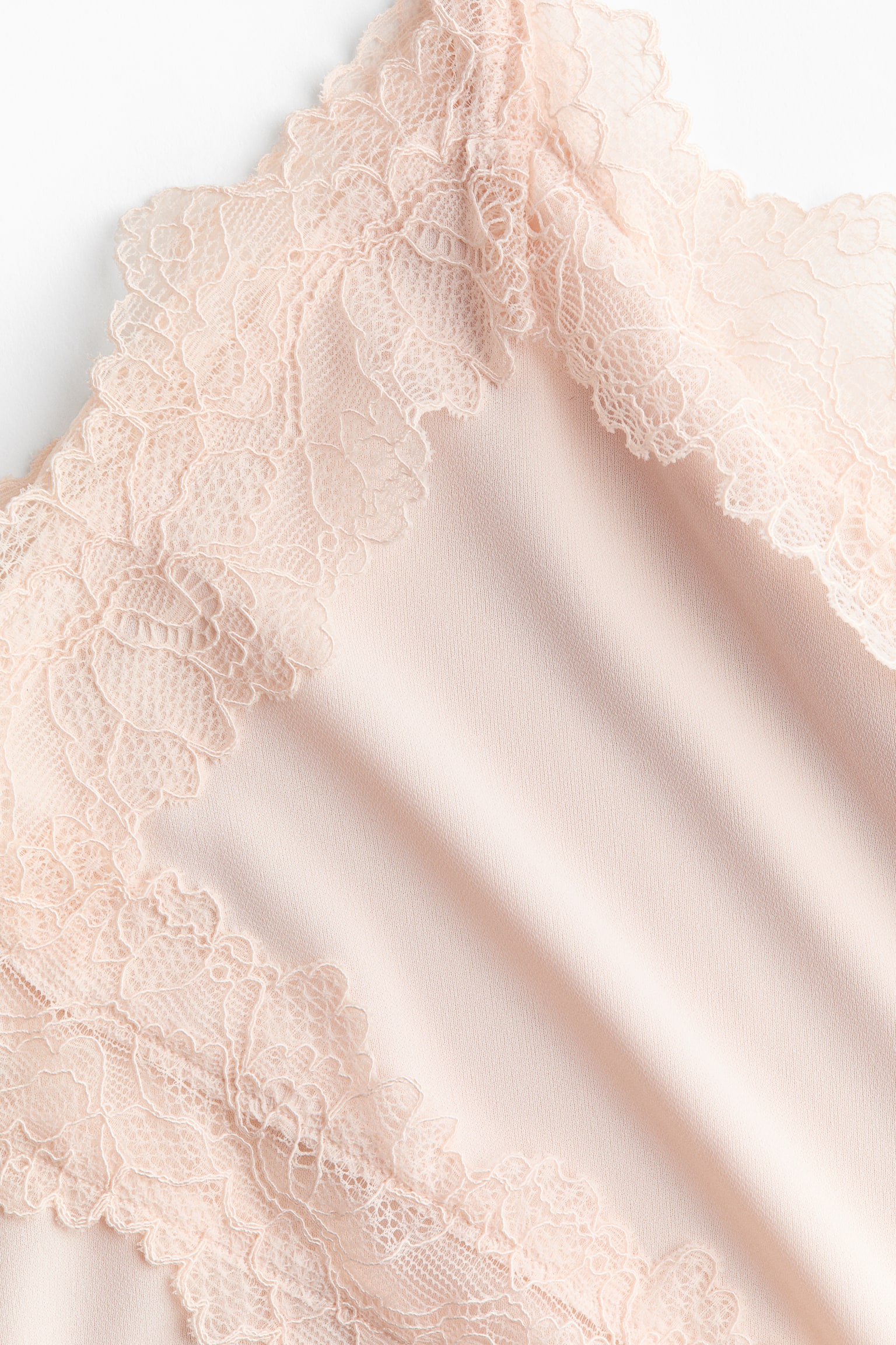 Lace-trimmed Ponte-di-Roma strappy top - 3