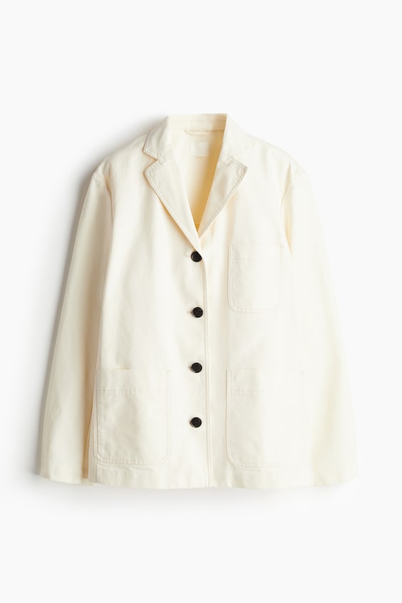 Женские куртки H&M Cotton Canvas Jacket