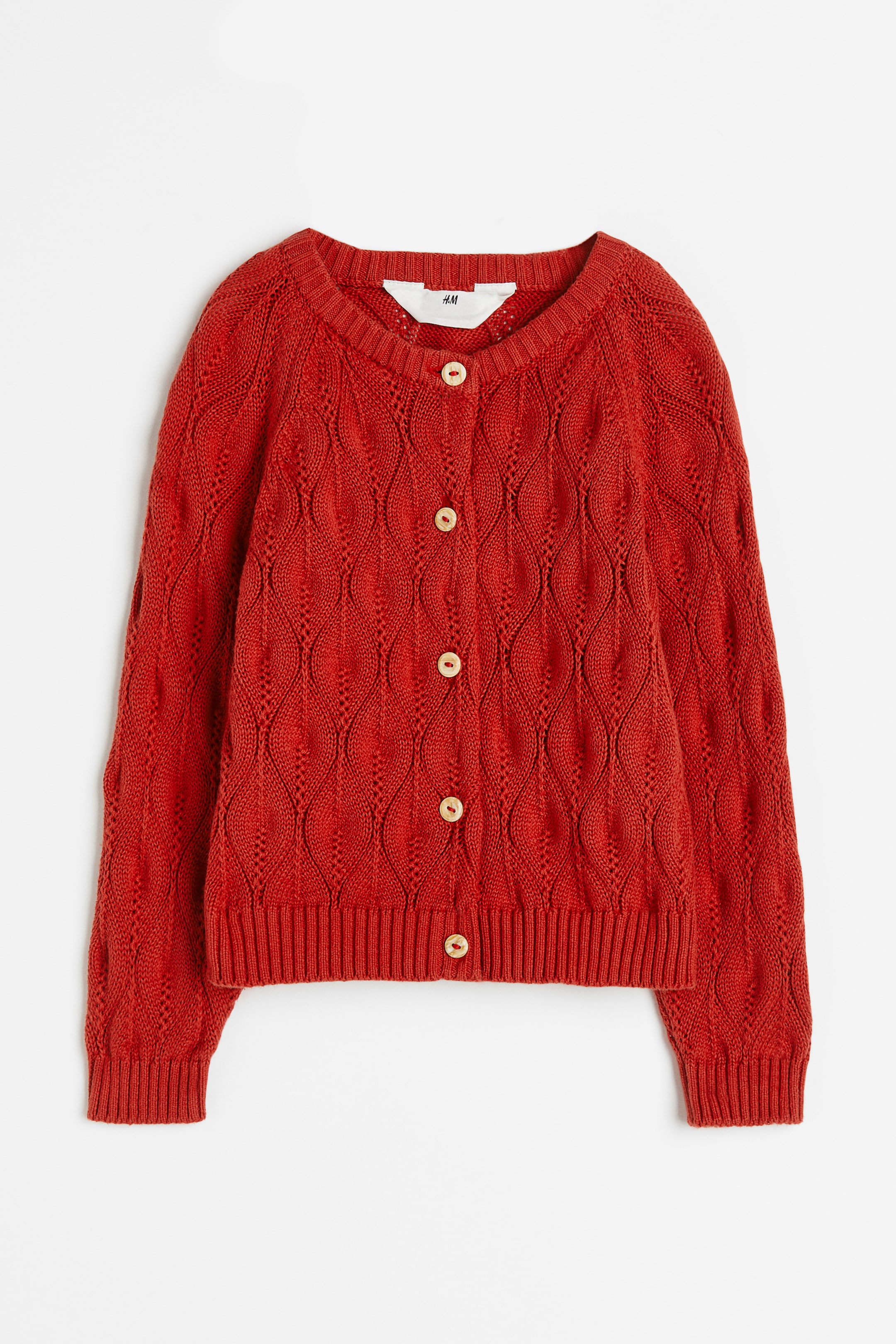 Textured-knit Cardigan