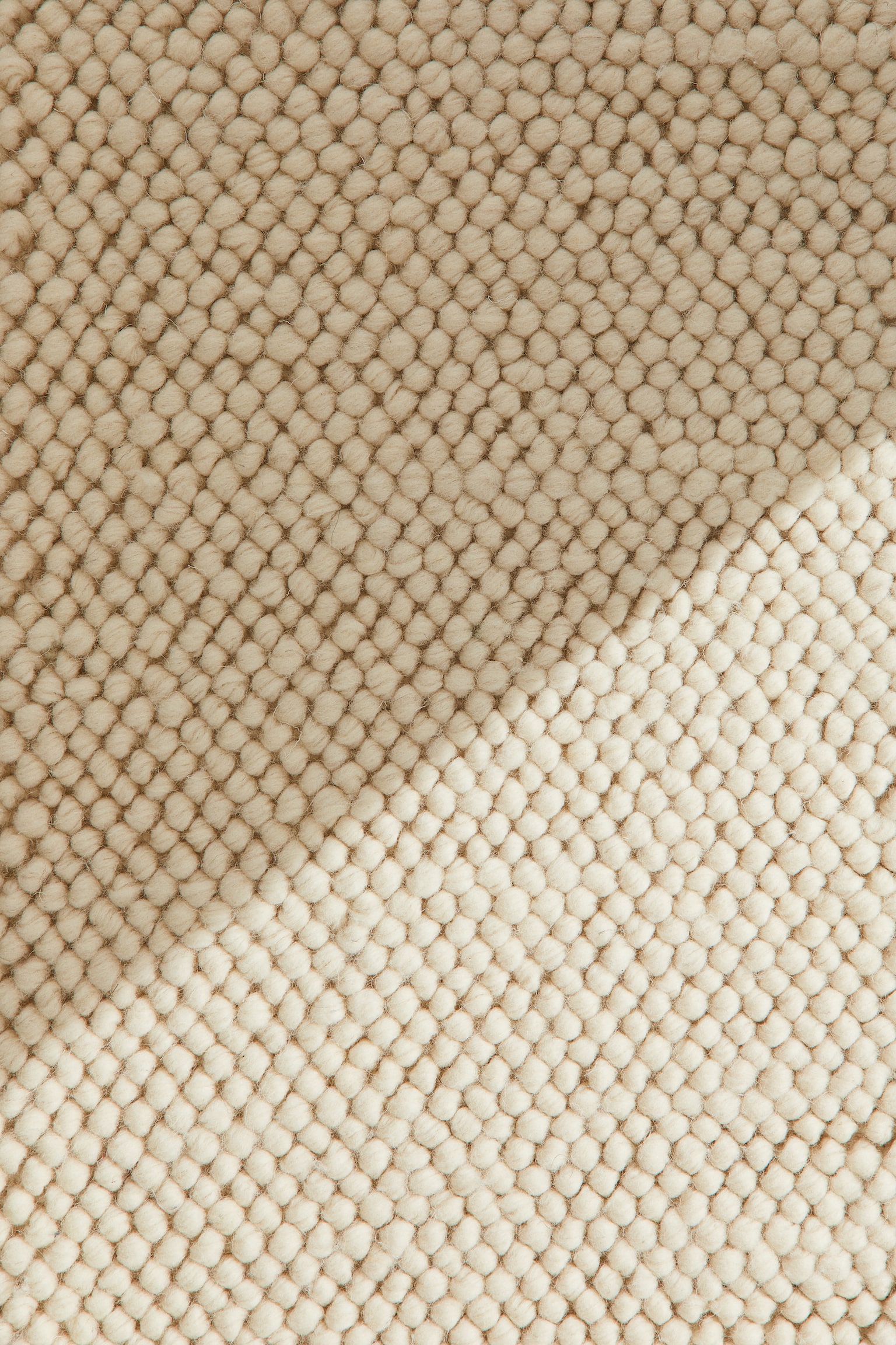 Textured-weave wool-blend rug - Light beige/Light beige - 2