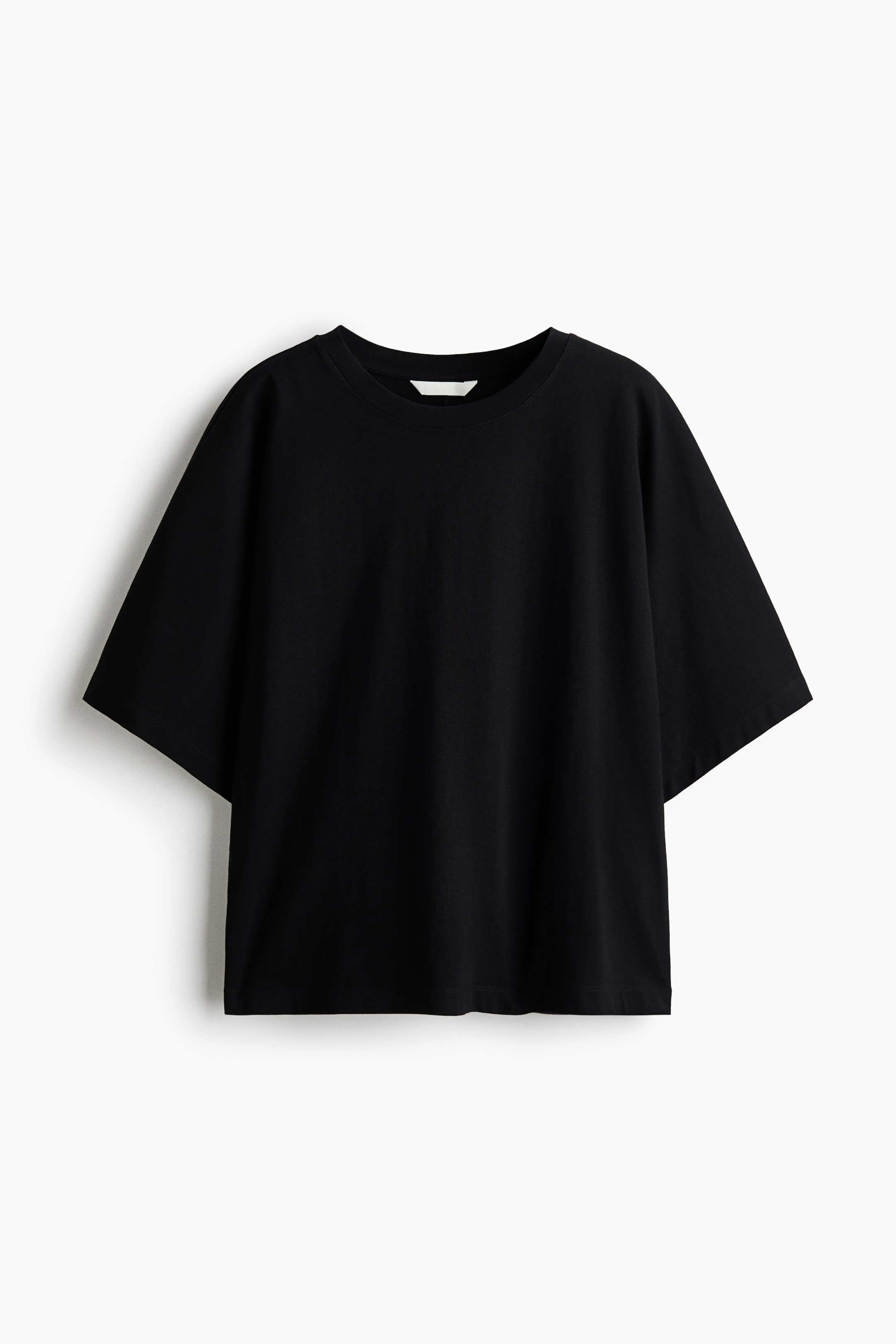 View larger image: Batwing-sleeved T-shirt - Black - Ladies | H&M SG 1