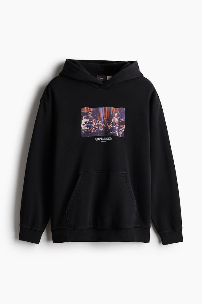 Loose Fit Hoodie - Black/Nirvana/Black/Ford/Burgundy/California/Black/Nirvana/White/The Shining/Black/Led Zeppelin/Black/apoh - 1