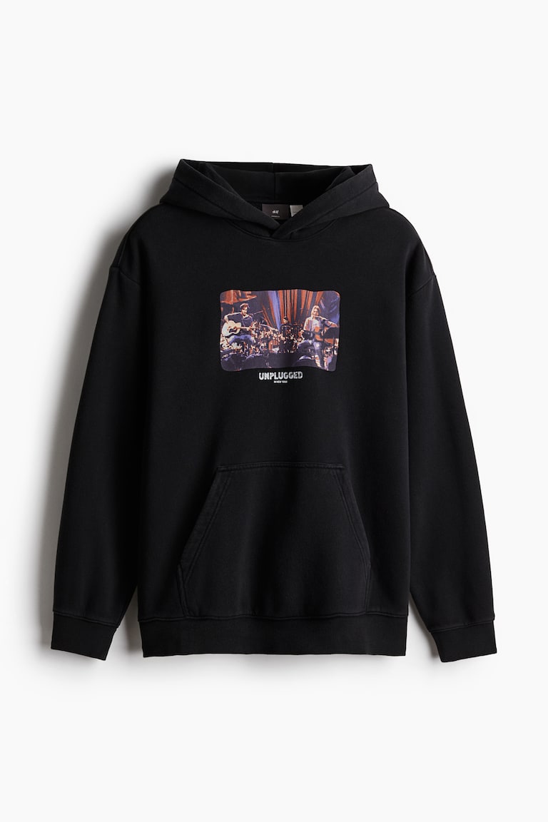 Nirvana Pullover Hm Loose Fit Hoodie