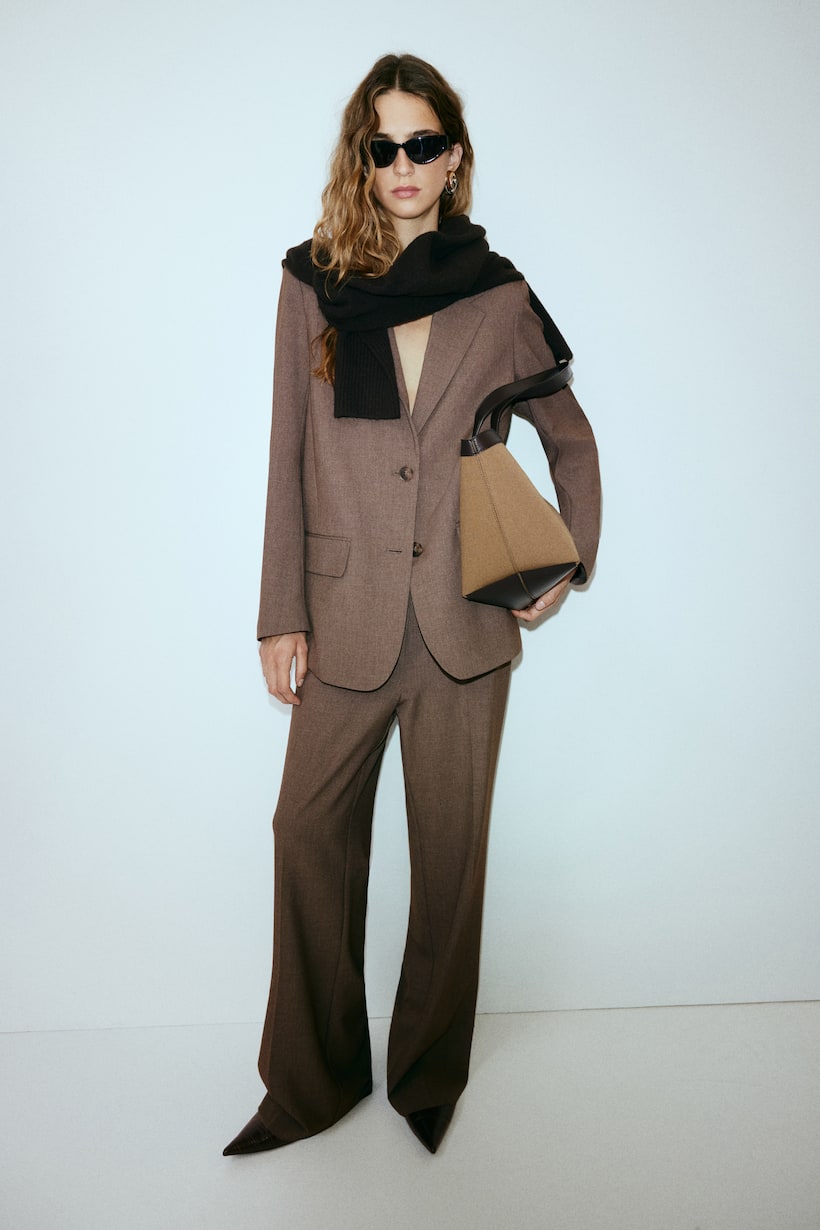 Mango Saco Azul Satinado Blazers Y Chalecos De Mujer Chaquetas De