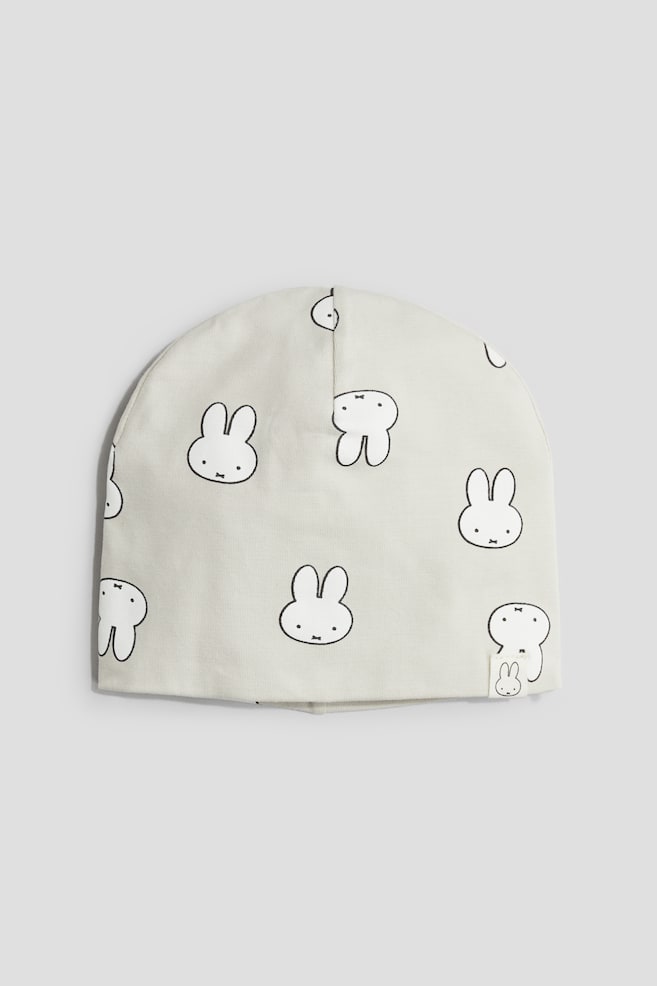 Čiapka s potlačou - Svetlá hnedosivá/Miffy - 1