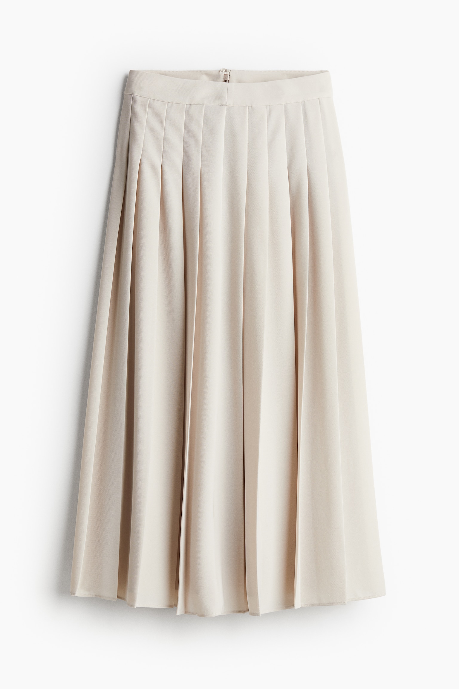 Pleated skirt - Light beige - 2