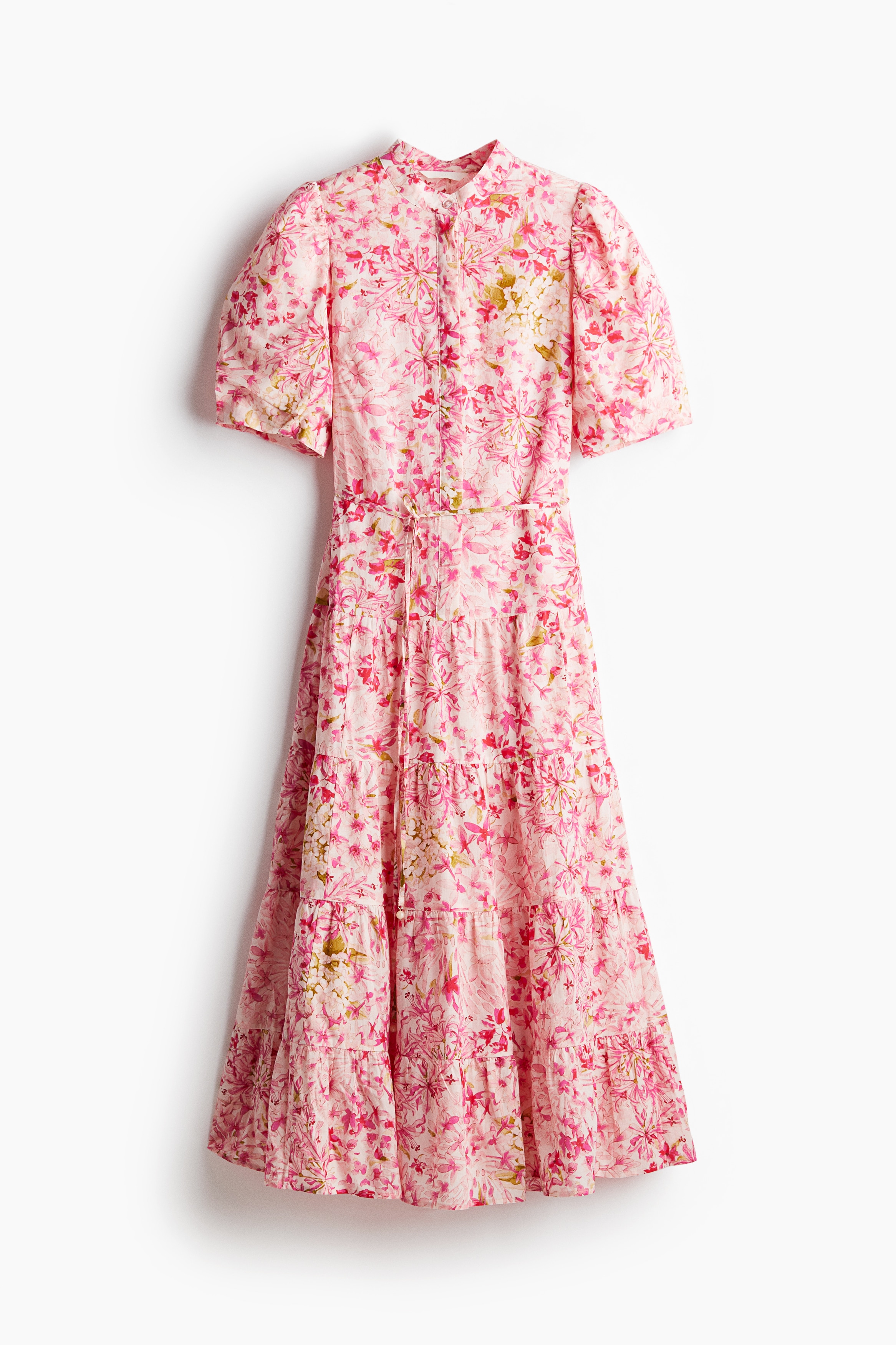 Långklänning i bomull - Rosa/Blommig/Grön/Blommig/Blå/Paisleymönstrad/Vit/Mönstrad/Svart/Blommig/Vit/Blommig/Vit/Citroner