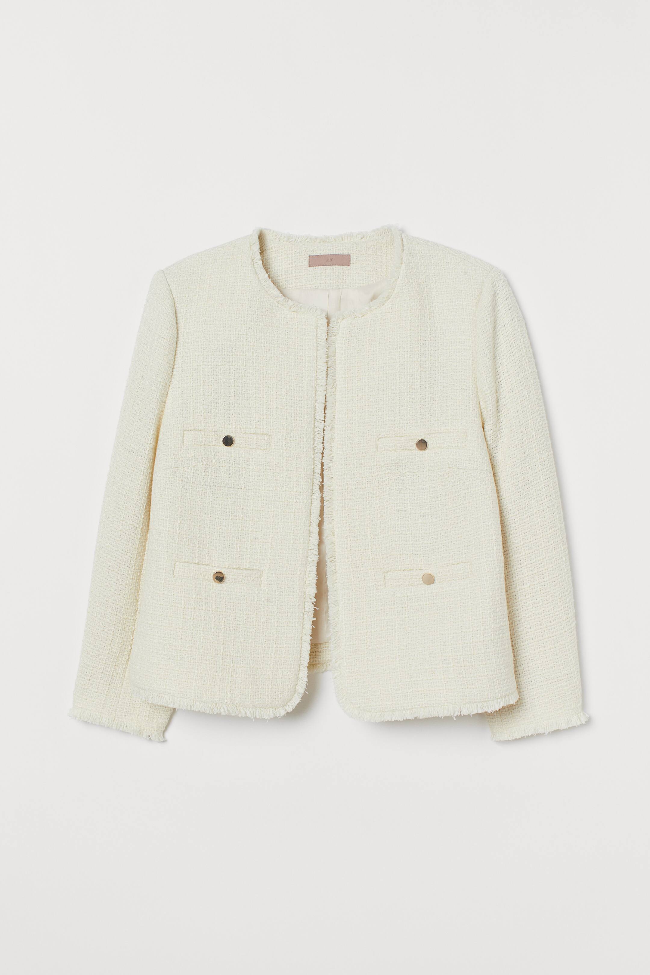View larger image: H&M+ Textured jacket - Cream - Ladies | H&M 1