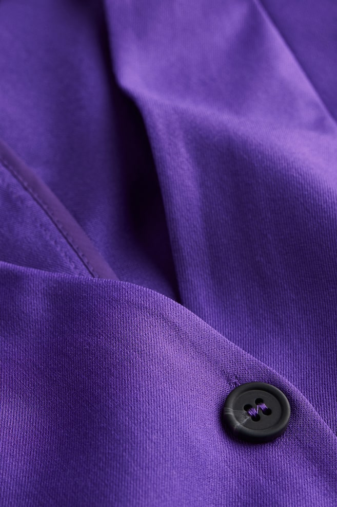 Cropped suit waistcoat - Purple - 4