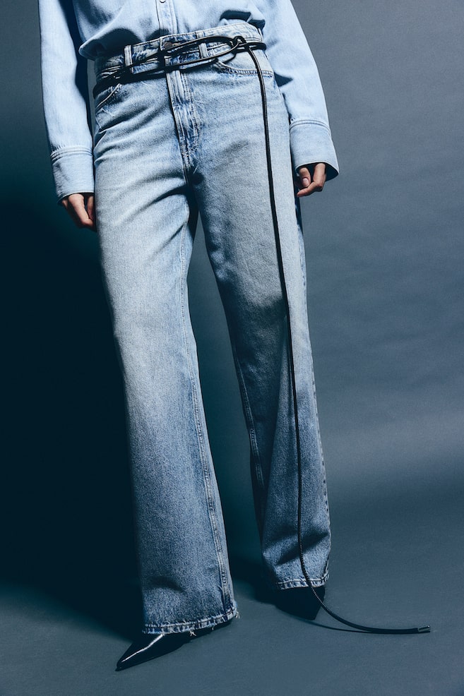 Wide Ultra High Jeans - Denimblå/Sort/Hvid/Grå/Lys gråbeige/Lys denimblå/Denimblå/Hvid - 6