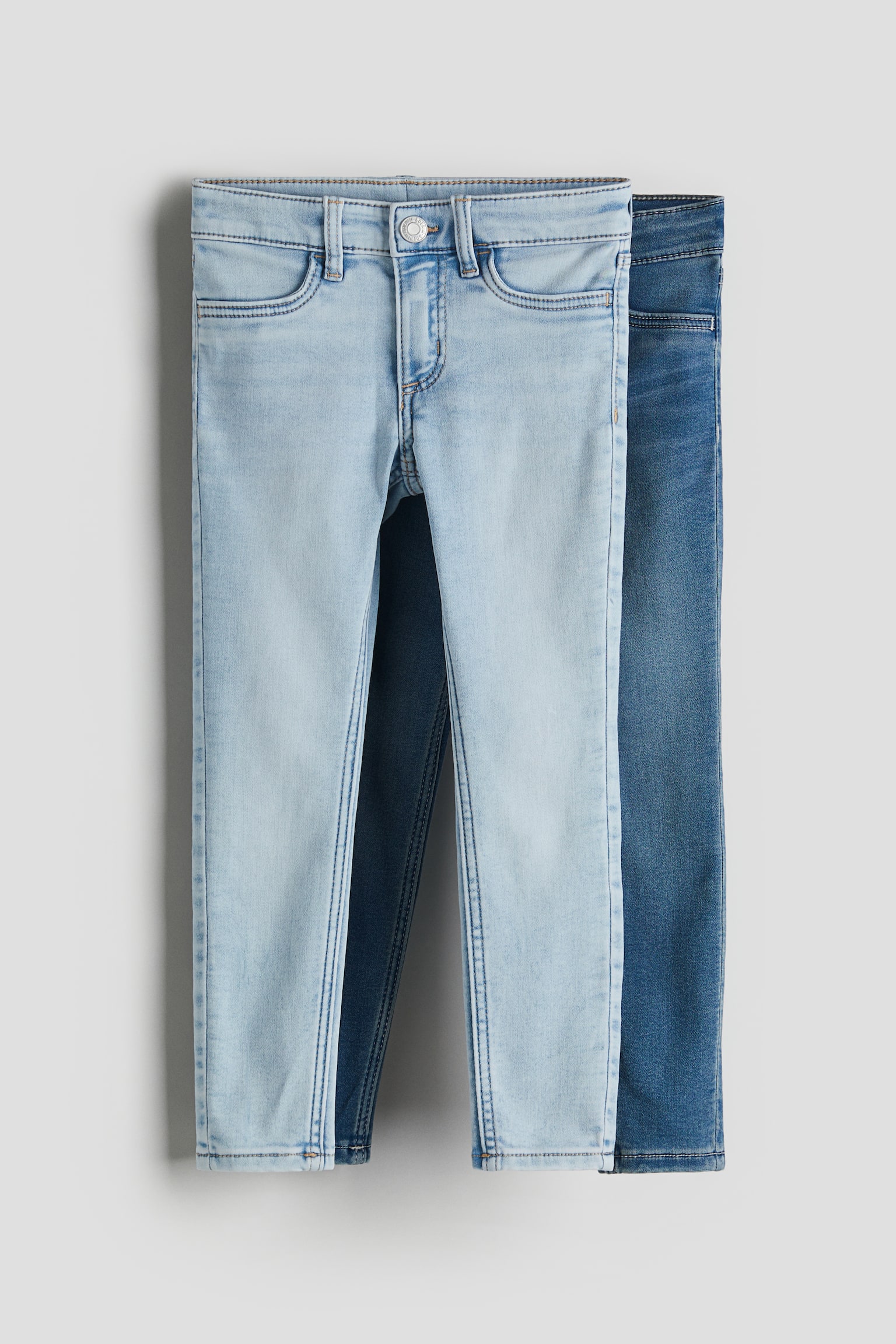 Pack de 2 Super Soft Skinny Jeans - Azul denim claro/Azul denim - 1