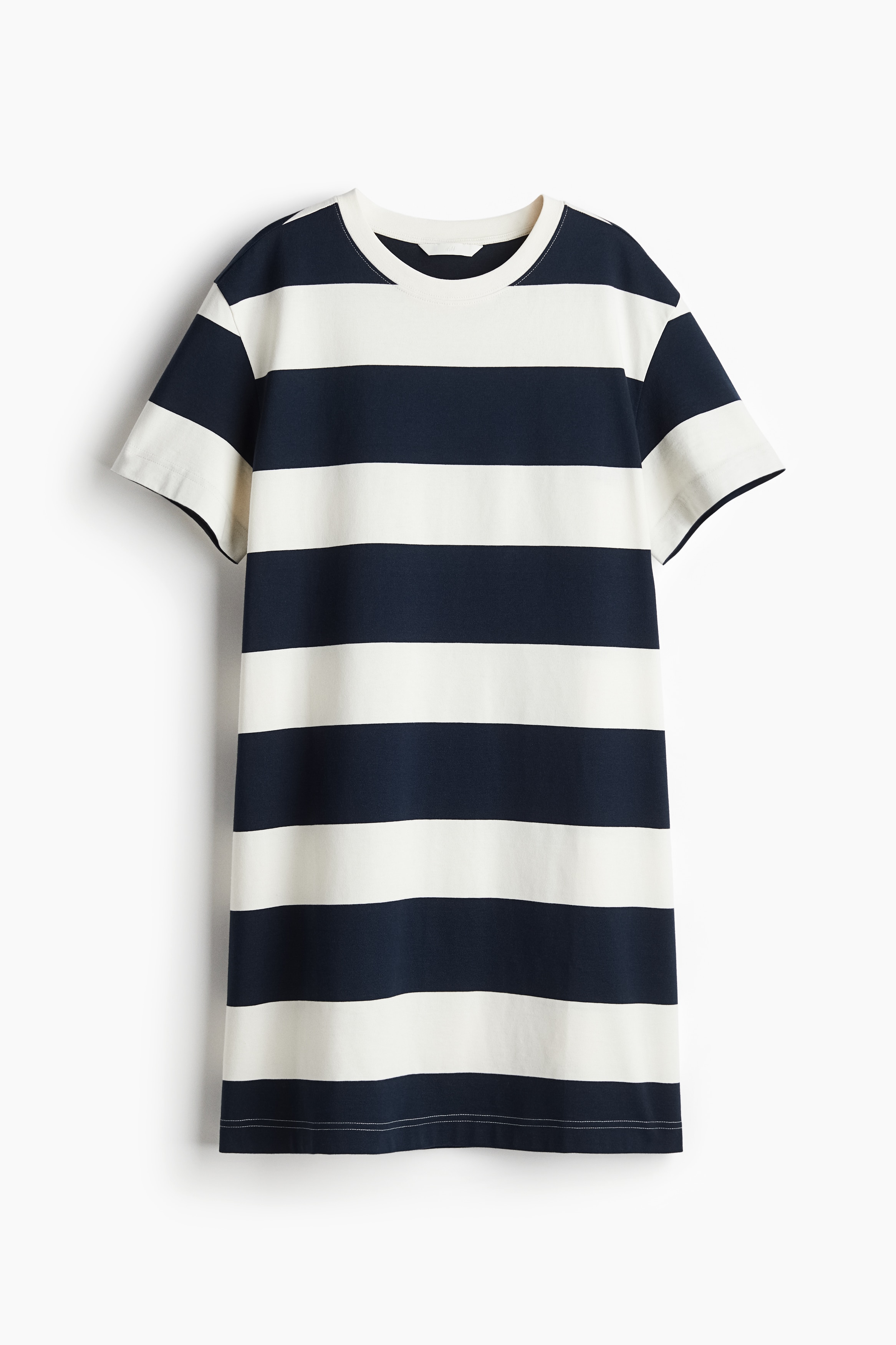 T-shirt dress - Navy blue/Striped/Cream/Striped/Dark brown/Dark grey/Black