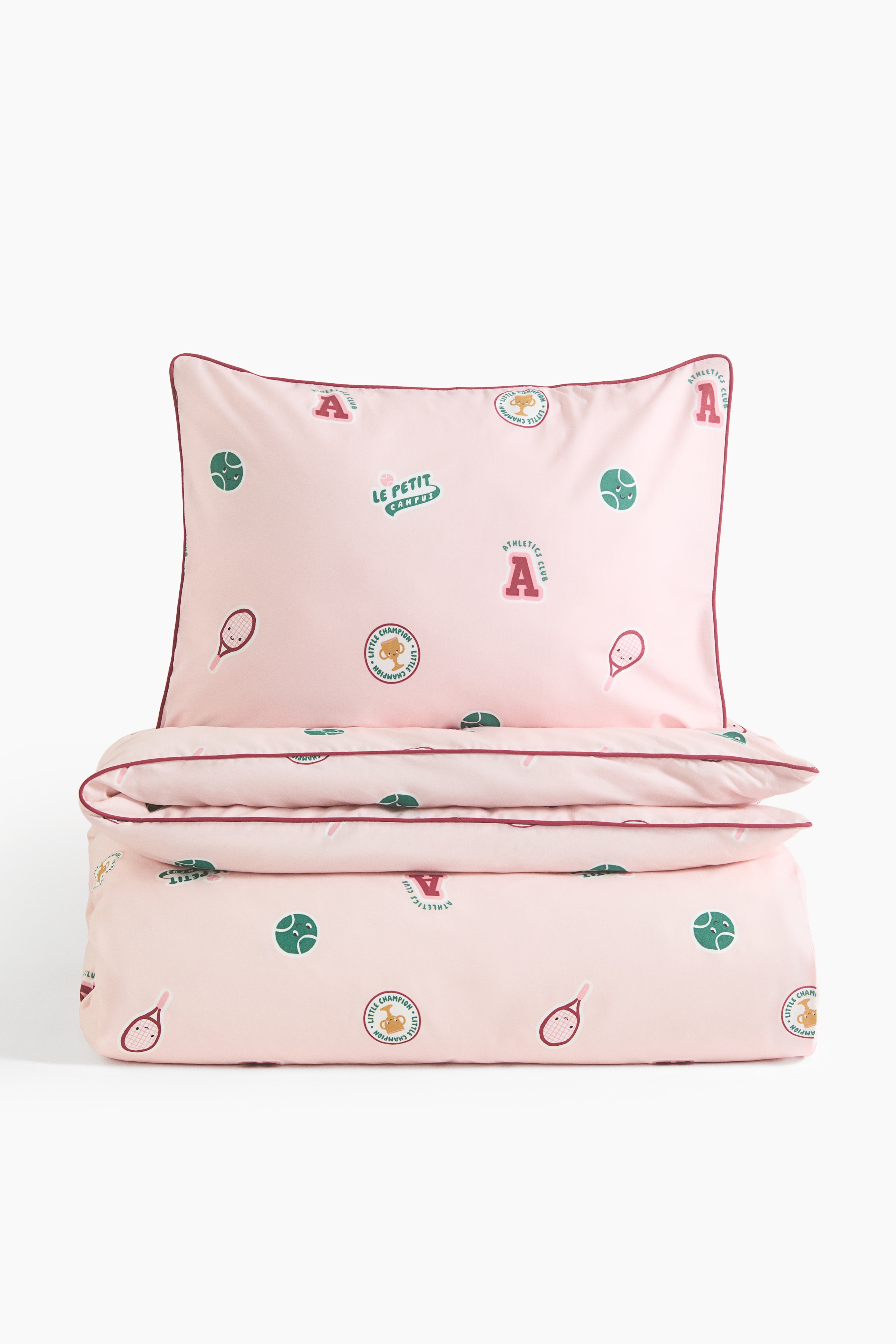 Patterned duvet cover set