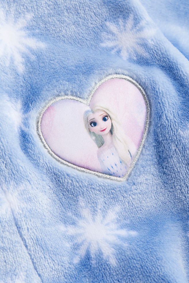 Fleece dressing gown - Ligth blue/Frozen - 3