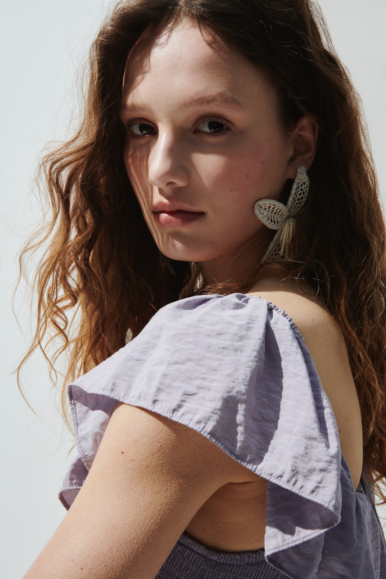 Flounced Off-the-Shoulder Dress - image 3
