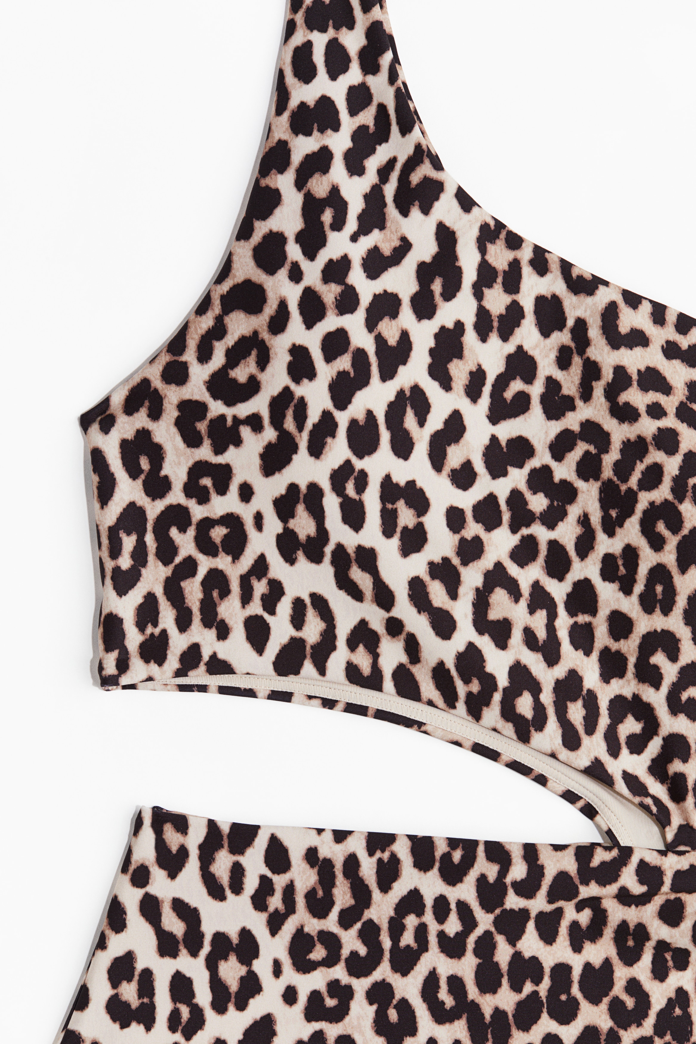 Padded-cup High-leg swimsuit