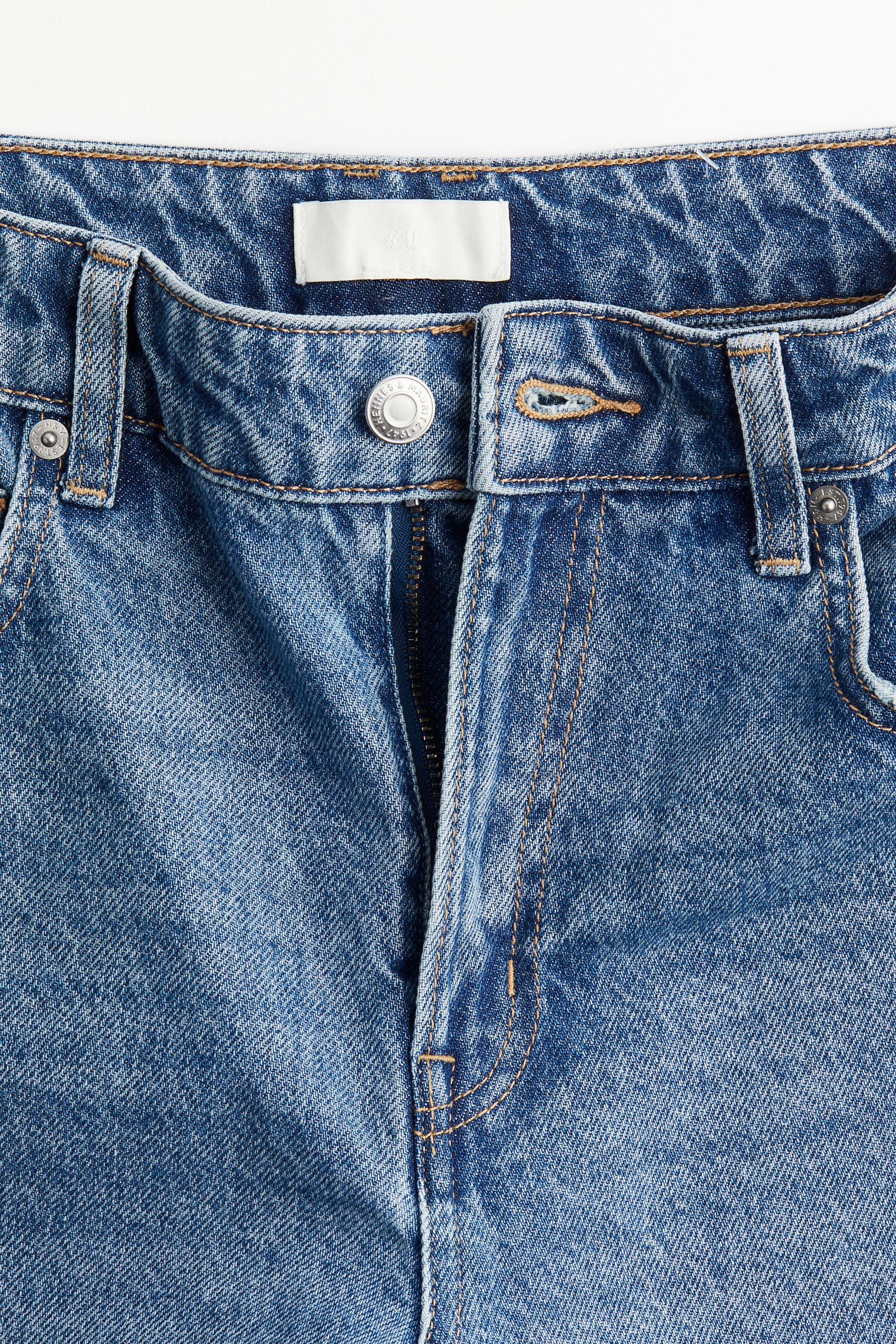 Wide jeans - Denim blue - Ladies | H&M GB 7