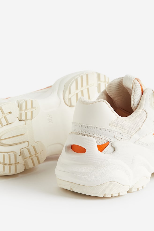 Chunky Sneaker - Weiss/Orange - 7