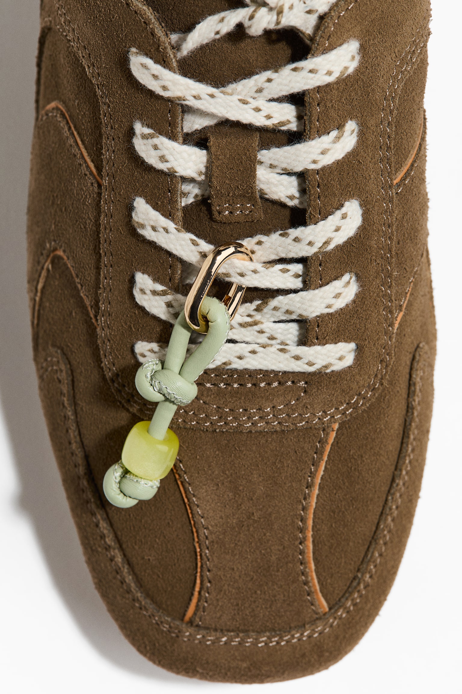 Bijou de chaussures - Vert clair/Doré/marron - 4