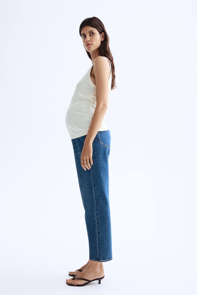 MAMA Straight Ankle Jeans - Denim blue/Denim blue/Light denim blue/White/Black/Washed out/Black - 7
