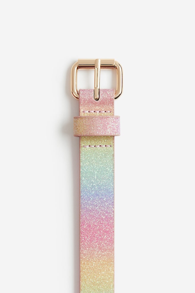 Cintura - Rosa chiaro/righe arcobaleno - 2