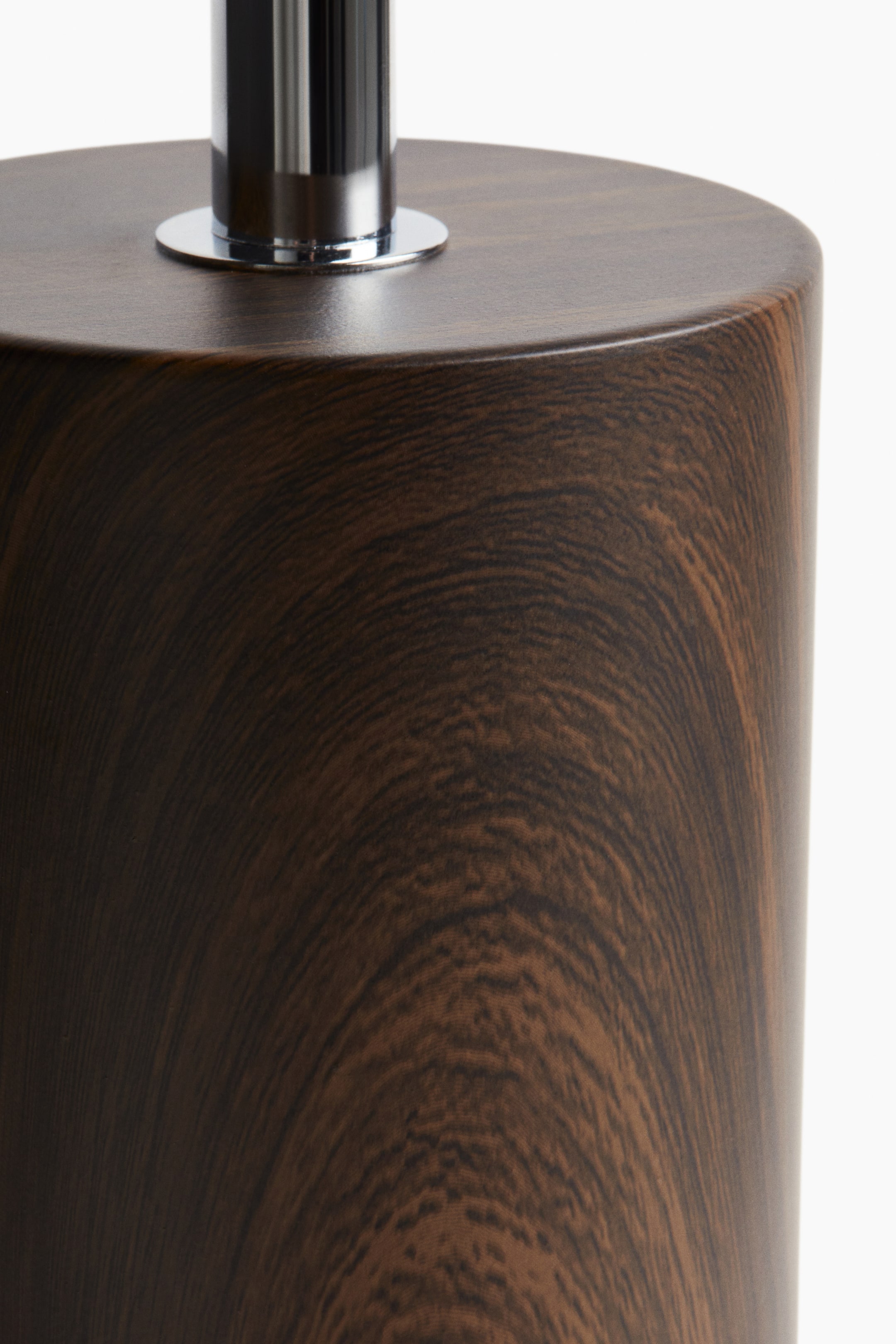 View larger image: Tall Metal Lamp Base - Dark brown/wood-grain pattern - Home All | H&M CA 3