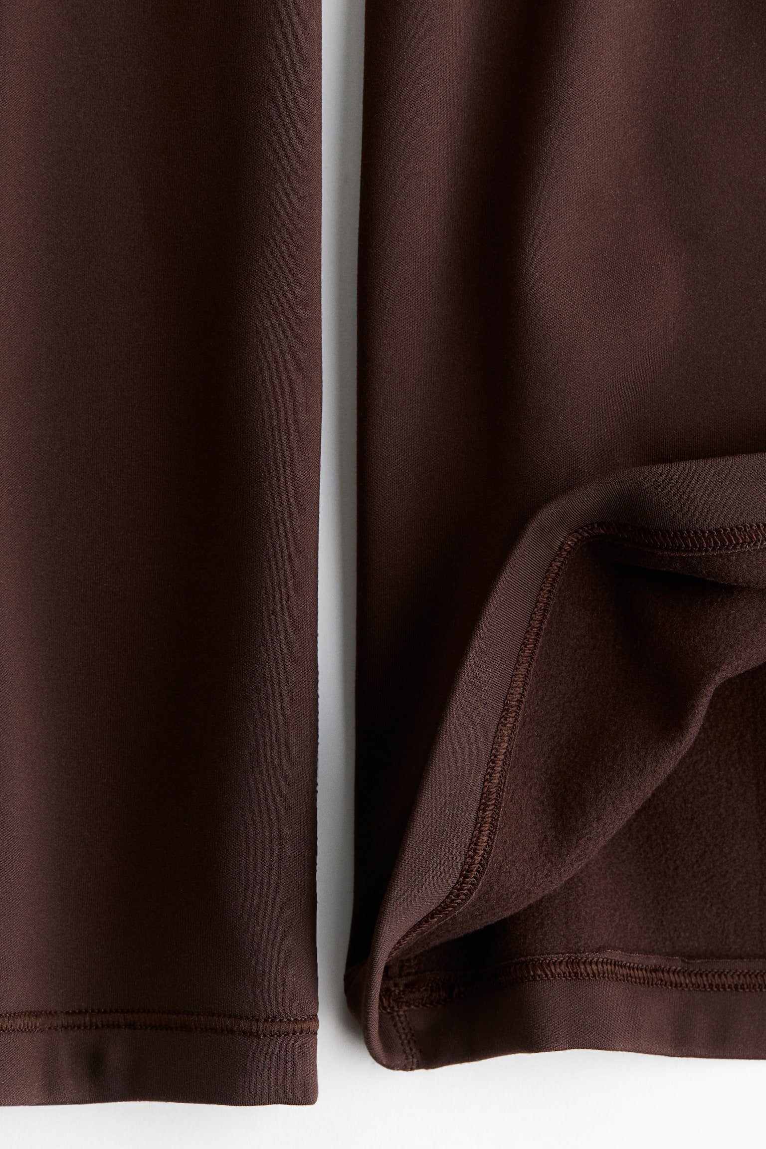 Legging de sport en polaire SoftMove™ - Marron chaud/Noir/Prune chocolat - 6