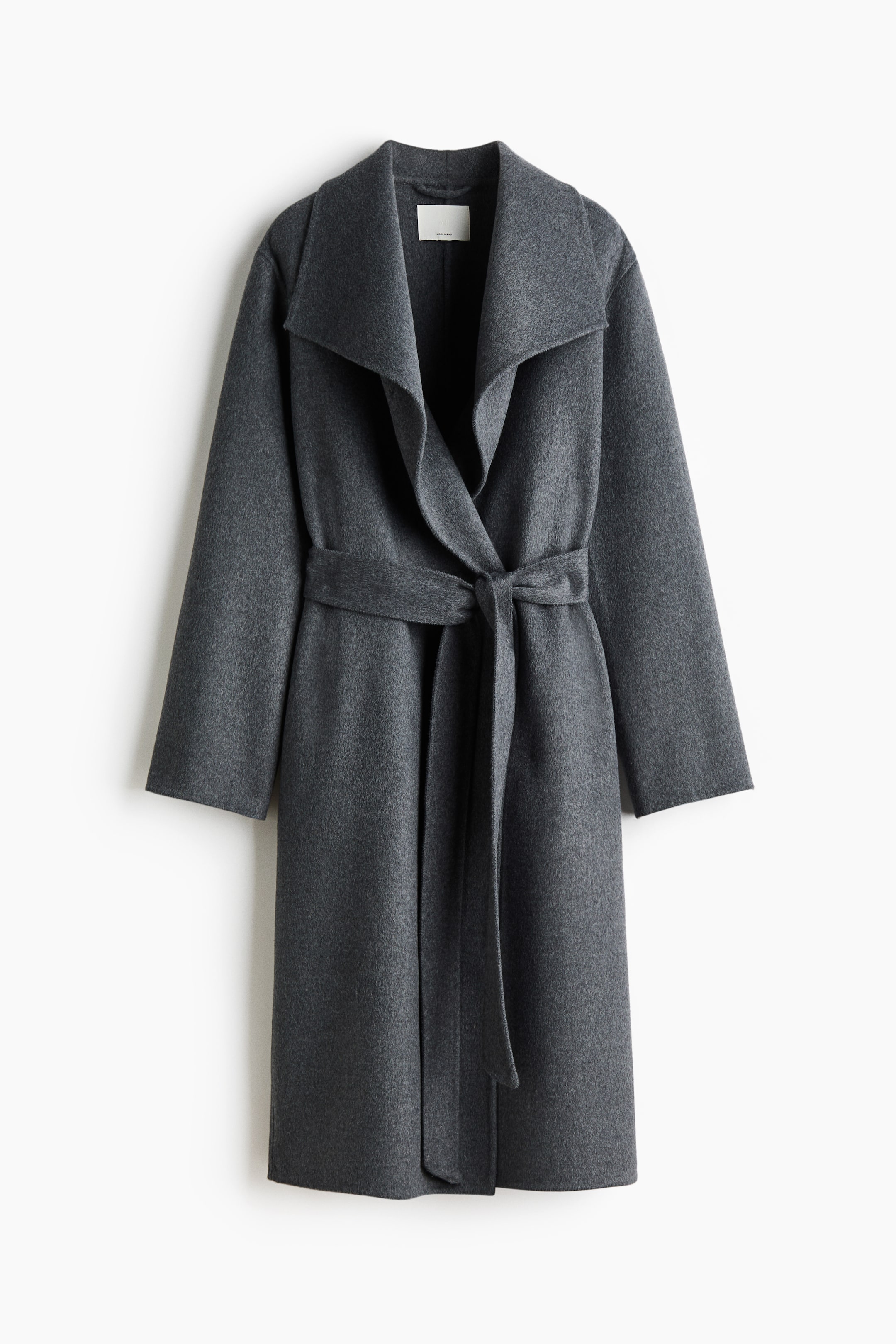 View larger image: Handmade wool-blend coat - Dark grey - Ladies | H&M IN 5