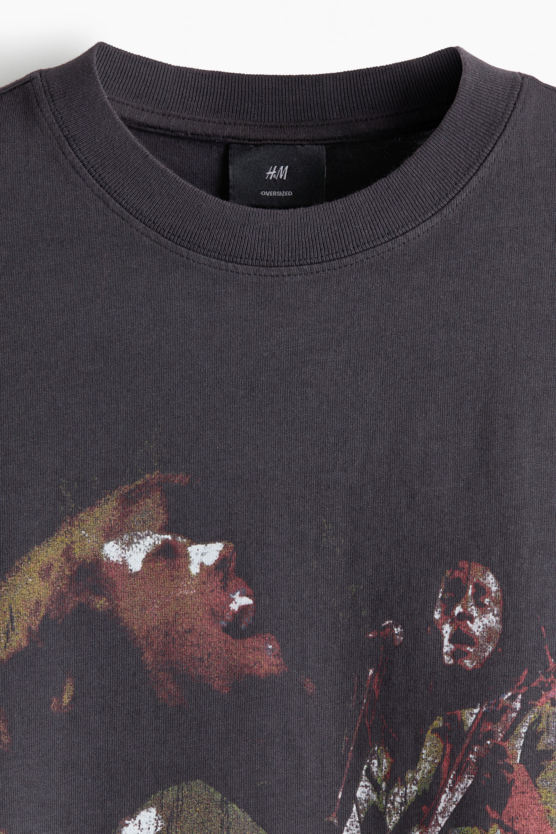 Мужские футболки H&M Oversized Fit T-shirt — фото 4