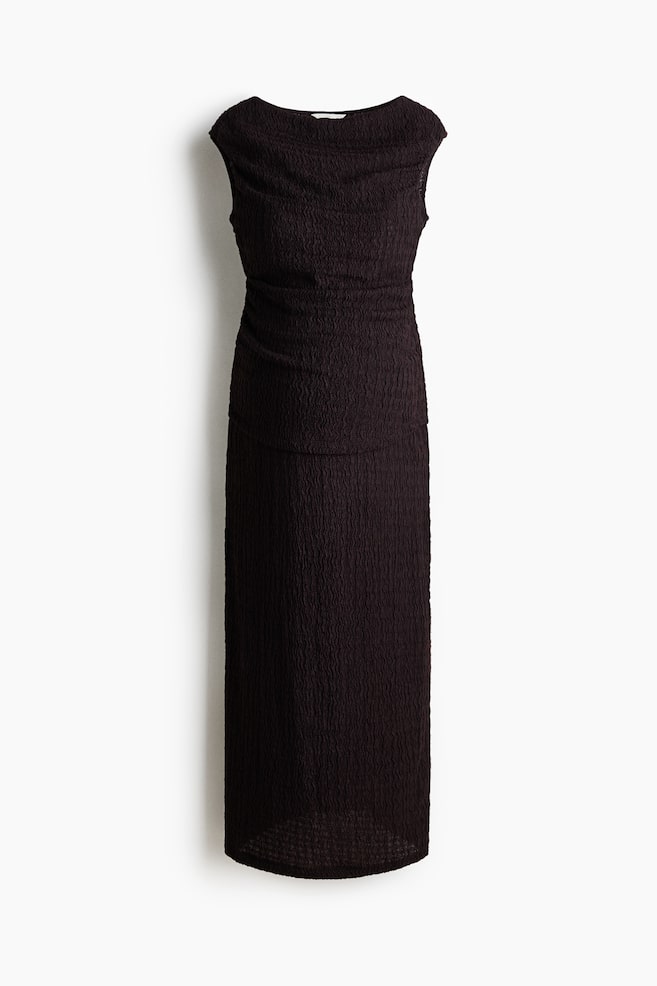 MAMA 2-piece textured jersey set - Dark brown/Khaki green/Rust brown - 1