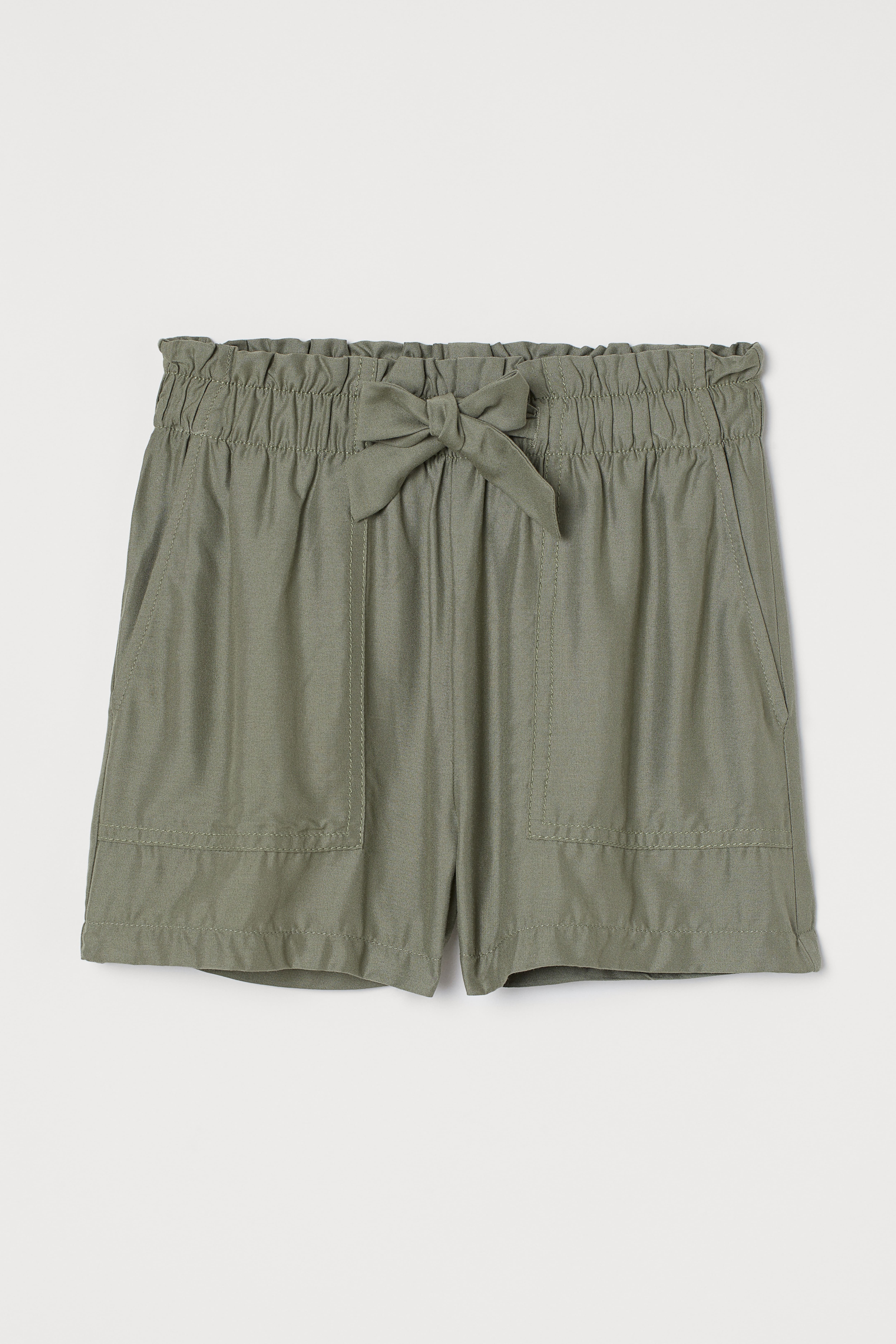 High Waist Shorts Khaki green Kids H M CA