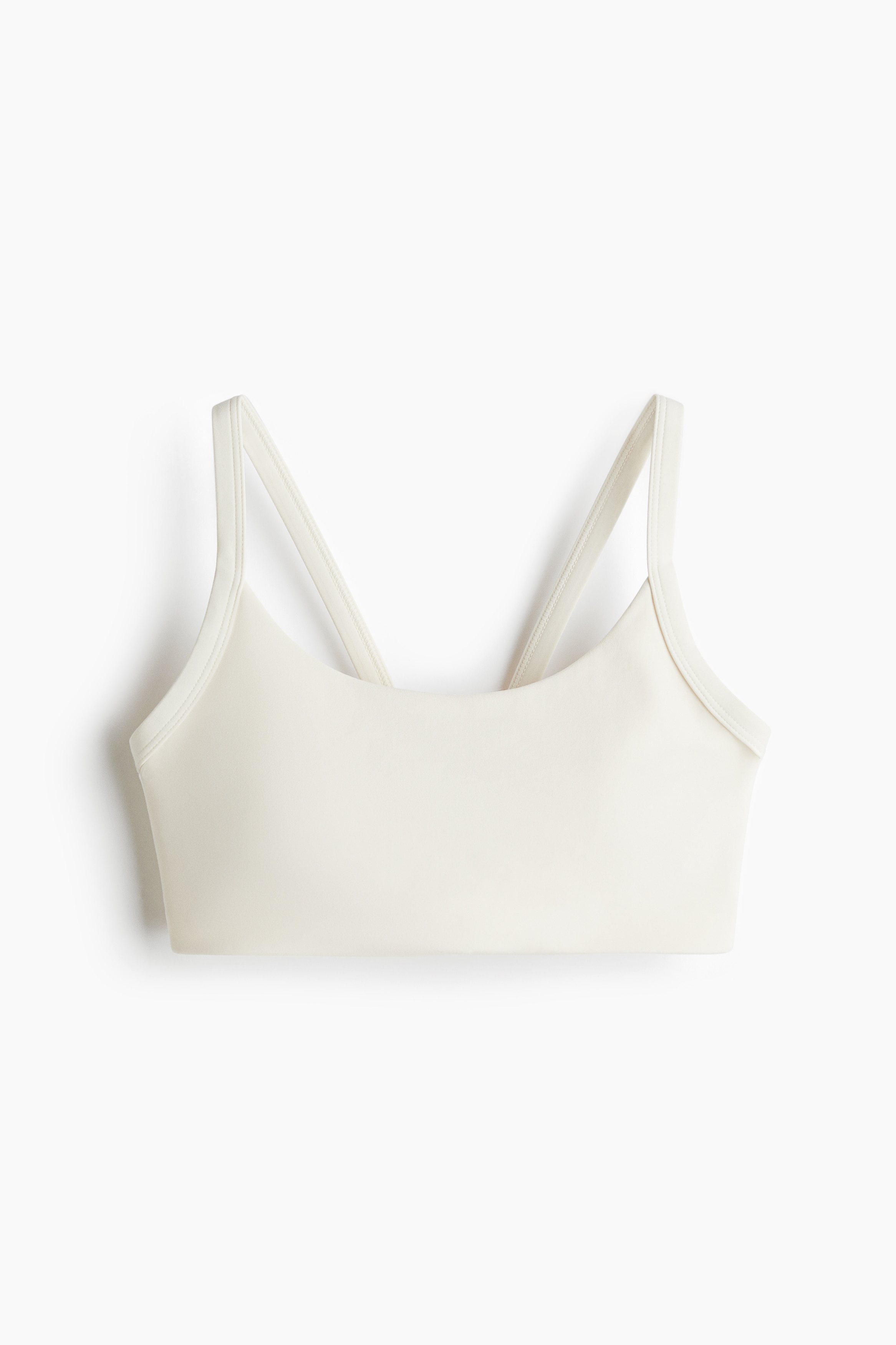 H & M - Sport-BH mit SoftMove Medium Support - Weiß - Sportswear
