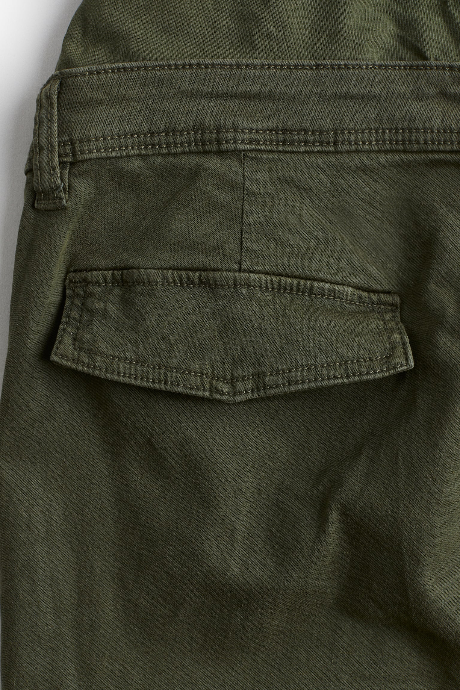 MAMA Skinny Cargo Pants - Khaki green - 5