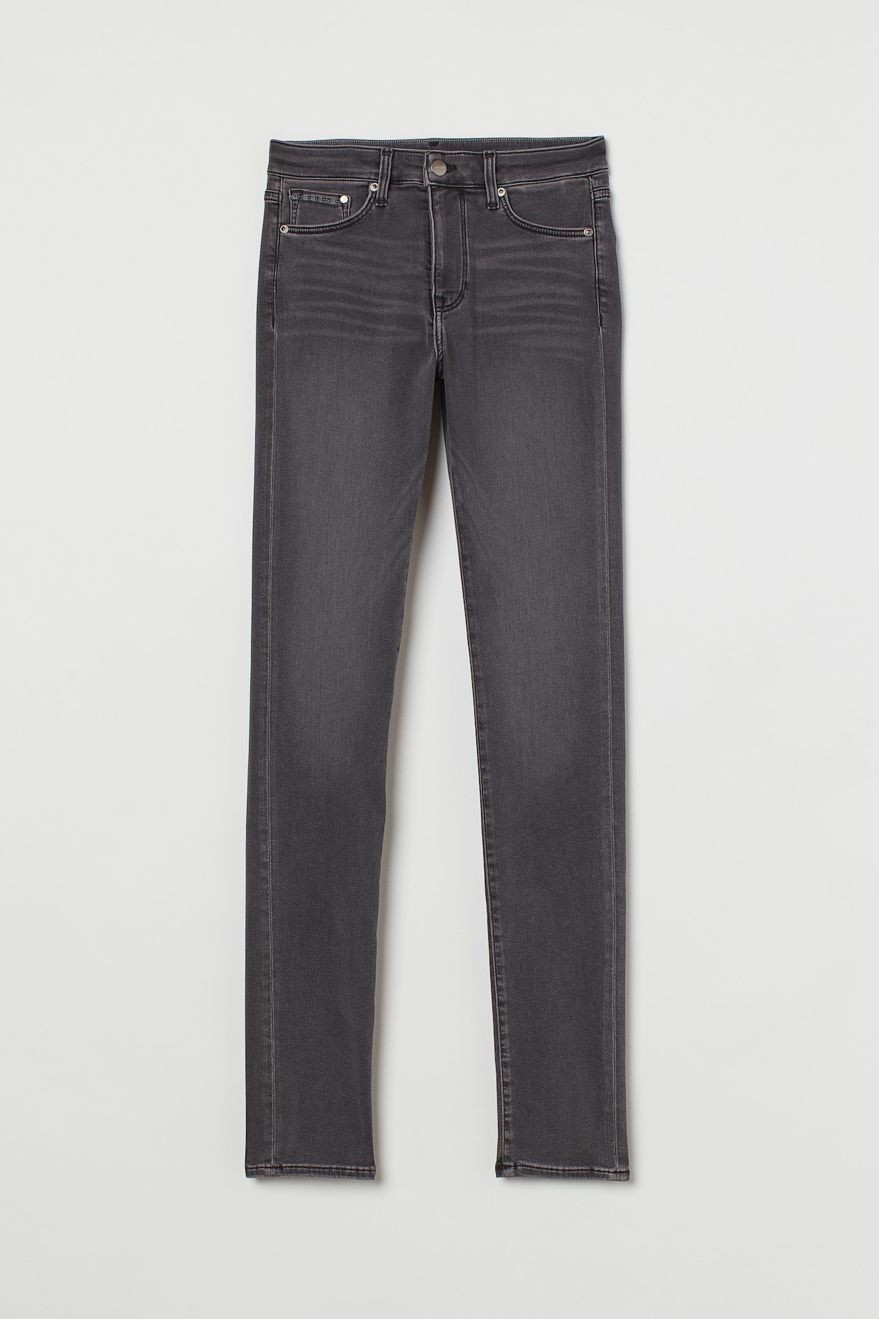 Shaping Skinny Regular Jeans - Regular waist - Long - Dark denim grey ...