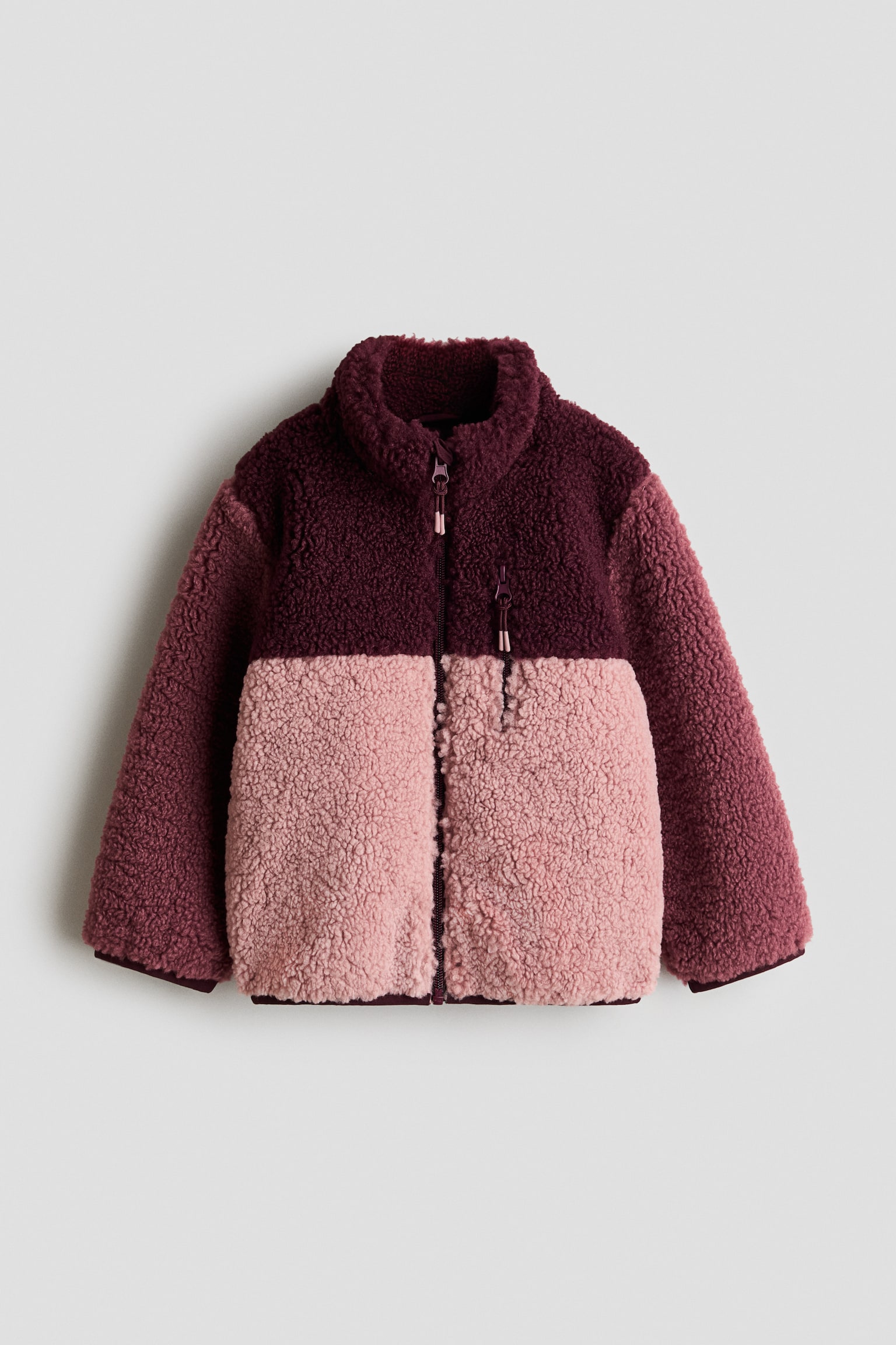 Teddy jacket - Dusty pink/Colour block/Dusty purple/Colour block/Dusty pink/Colour block