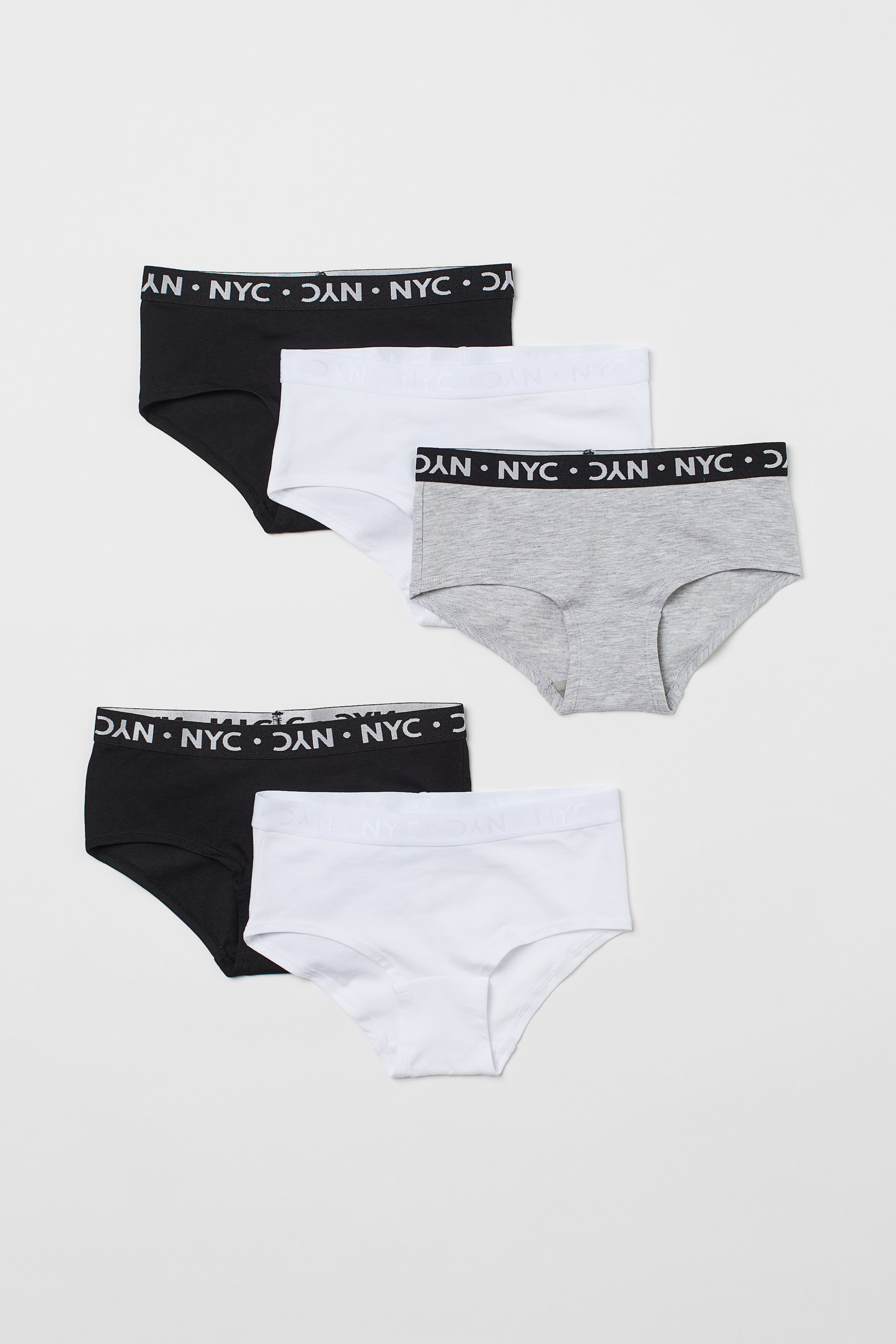 5-pack Cotton Hipster Briefs