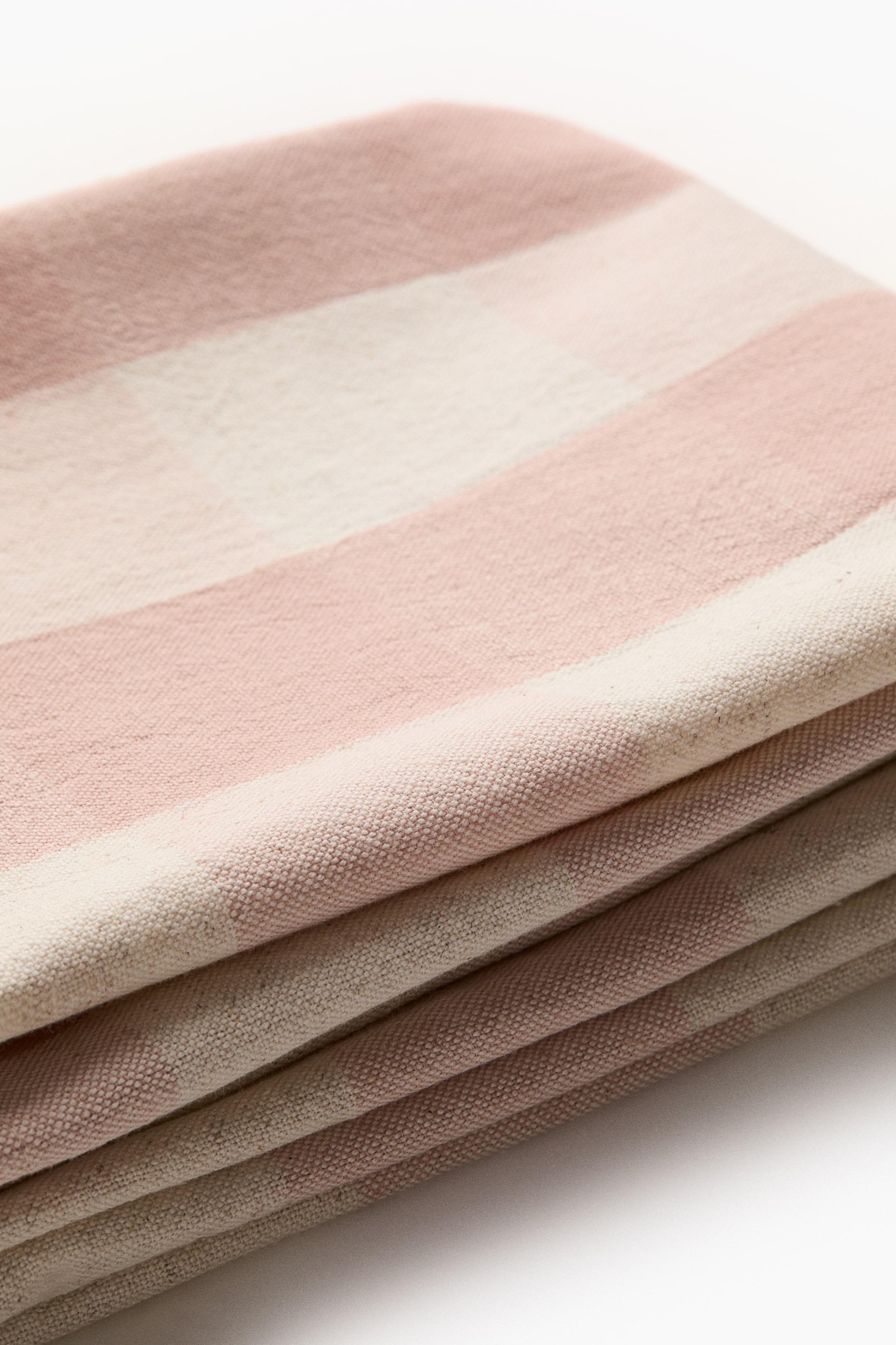 Visa större bild: 2-pack kökshandduk i linmix - Light pink/Gingham check - Home All | H&M FI 3