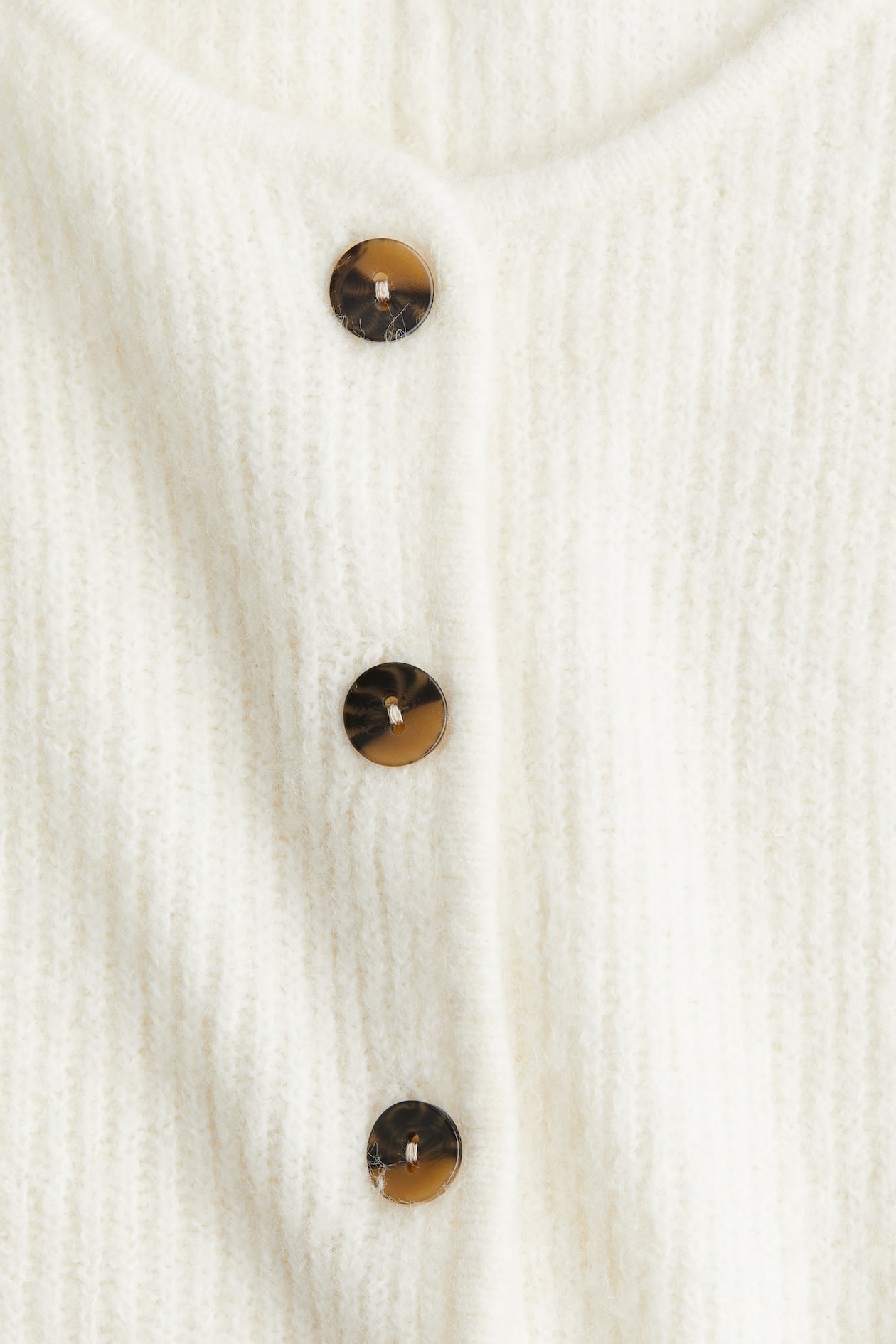Rib-Knit Peplum Cardigan - image 3