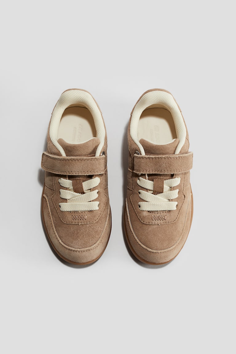 Leather Sneakers - Beige - Kids | H&M US