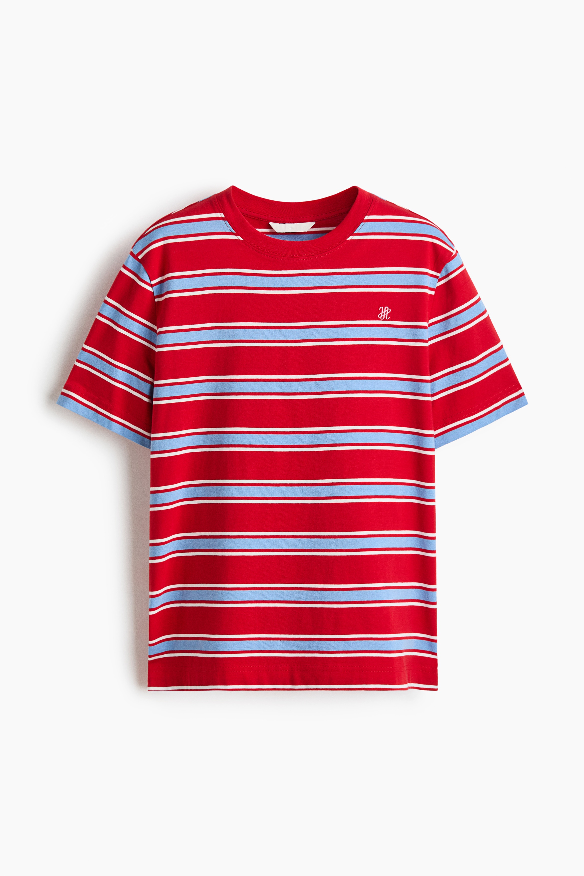 Cotton T-shirt - Red/Striped/White/The Voyagers/Pink/Fiorire/White/Striped