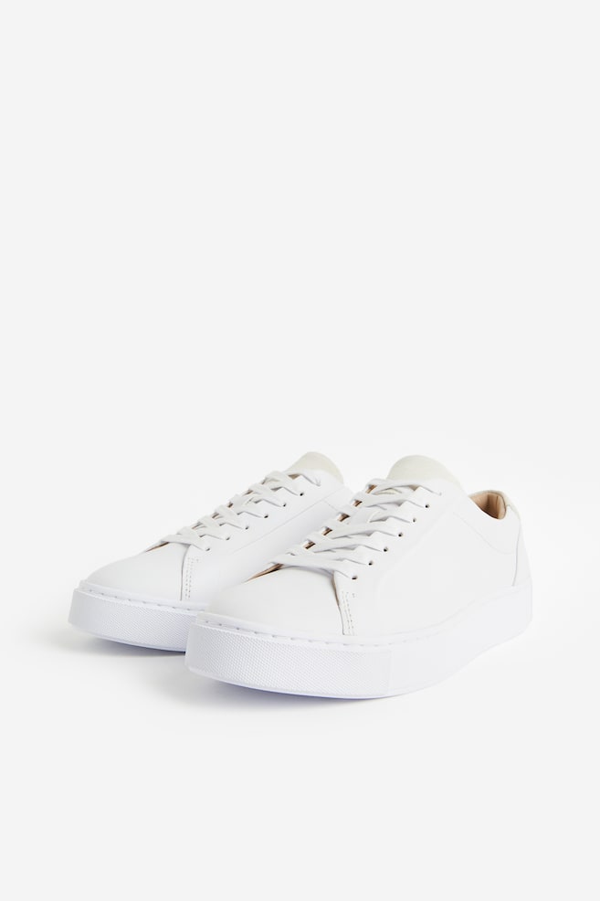 Sneakers - Blanc/Gris clair - 1
