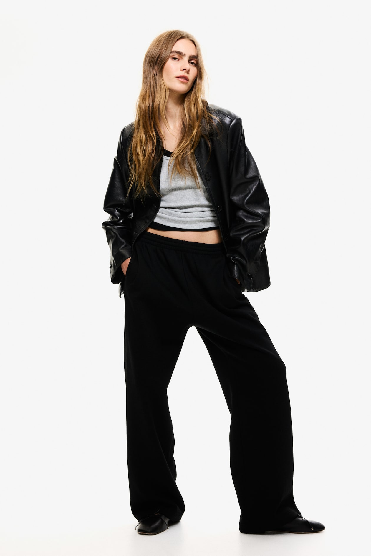 Sweatpants Black Ladies H&M GB