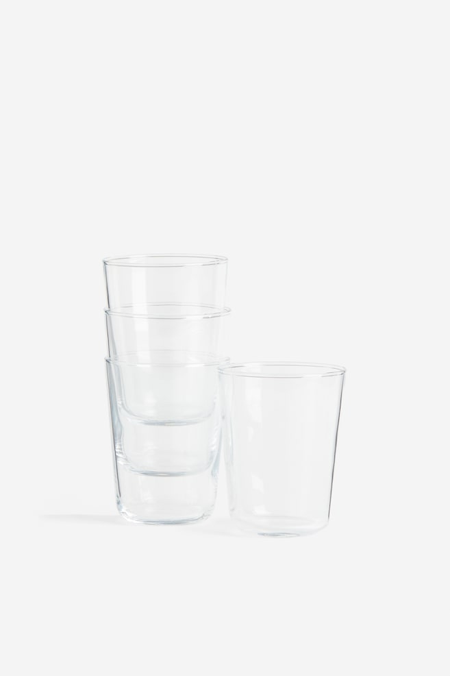 4-pak drikkeglas - Klart glas - 1