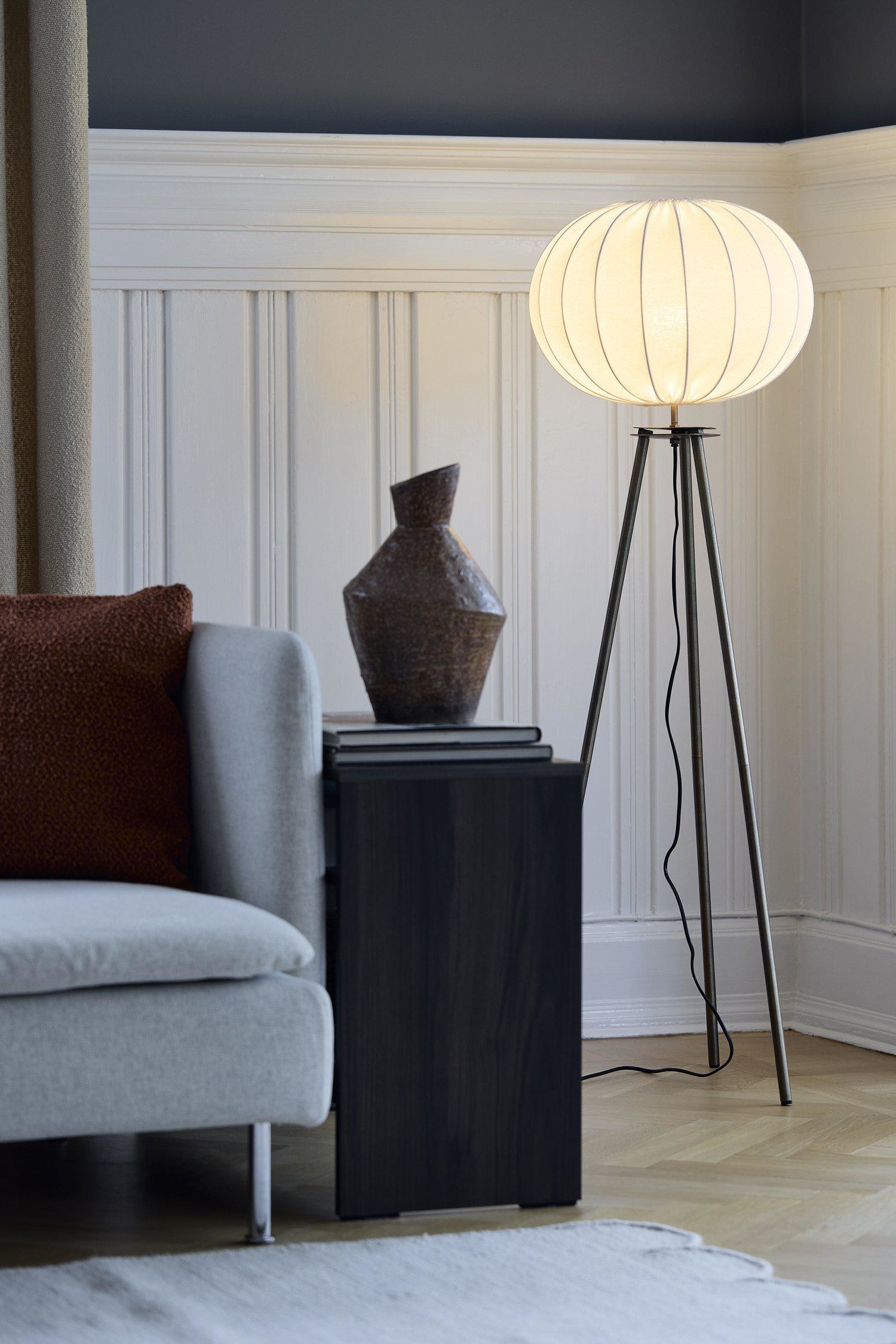 Basisvloer Driepoot 125cm - Messing/Sort