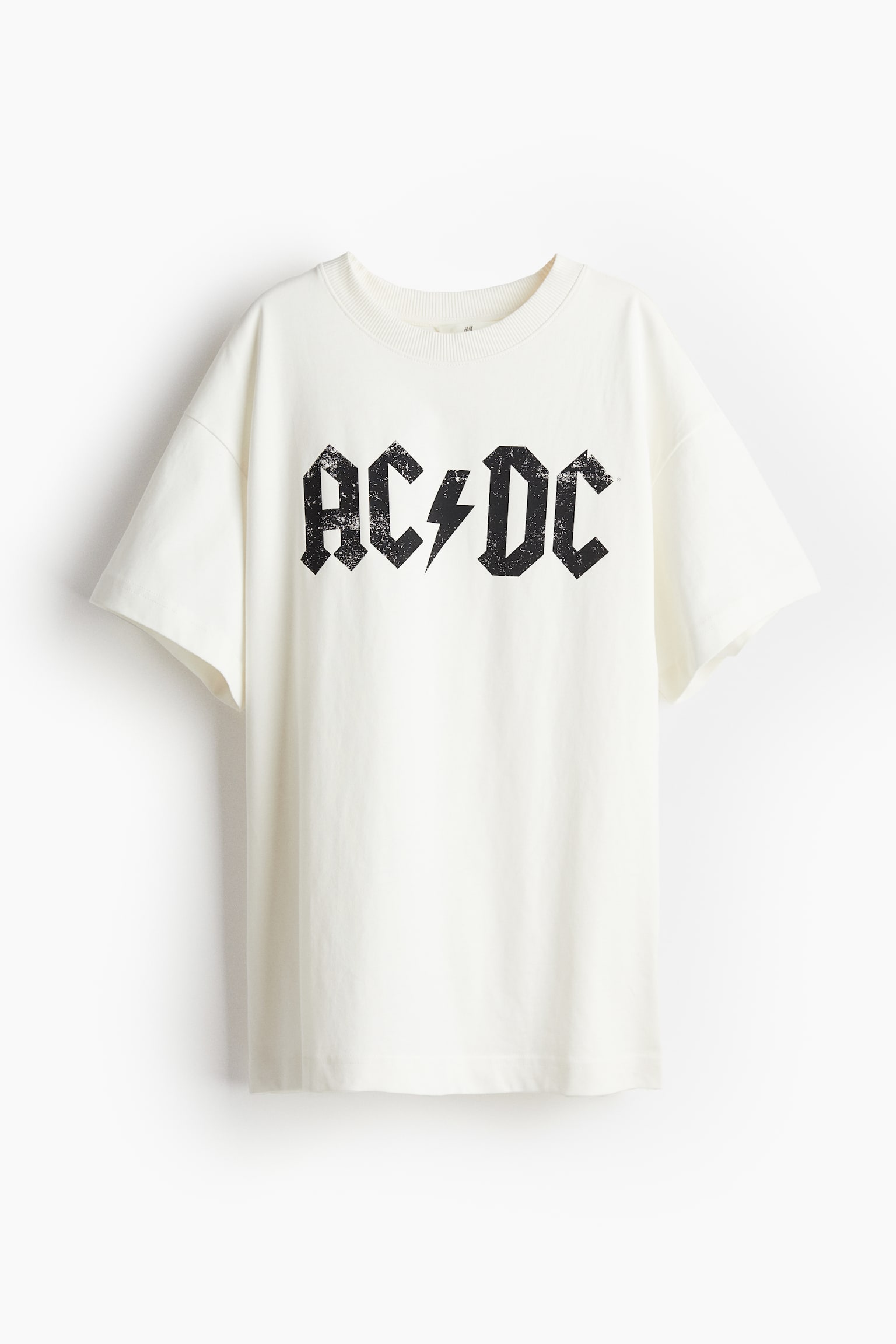 Long Print Tee - Cream/AC/DC/Dark grey/Def Leppard/White/Guns N' Roses/Dark grey/Metallica/Cream/Nirvana/Dark grey/Nirvana - 2