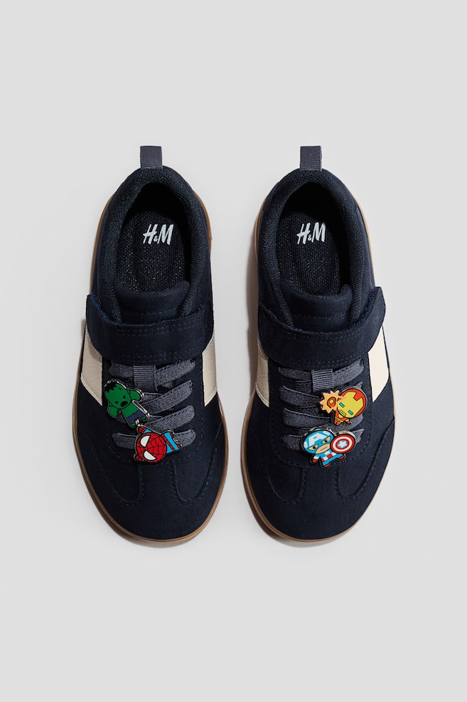 Appliquéd trainers - Navy blue/Marvel Comics/Beige/Bluey/Cream/Pokémon - 1