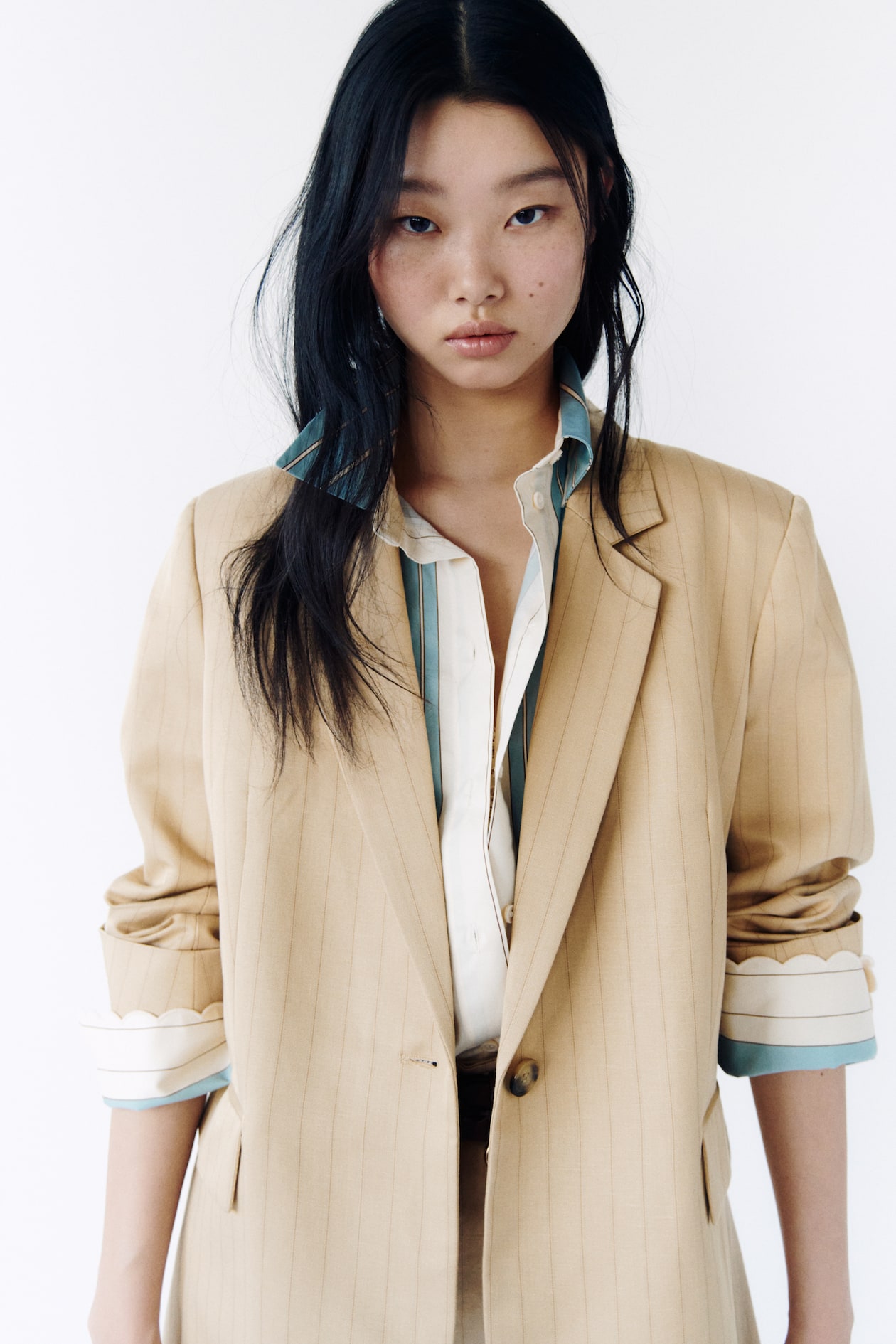 Linen-Blend Blazer - image 5