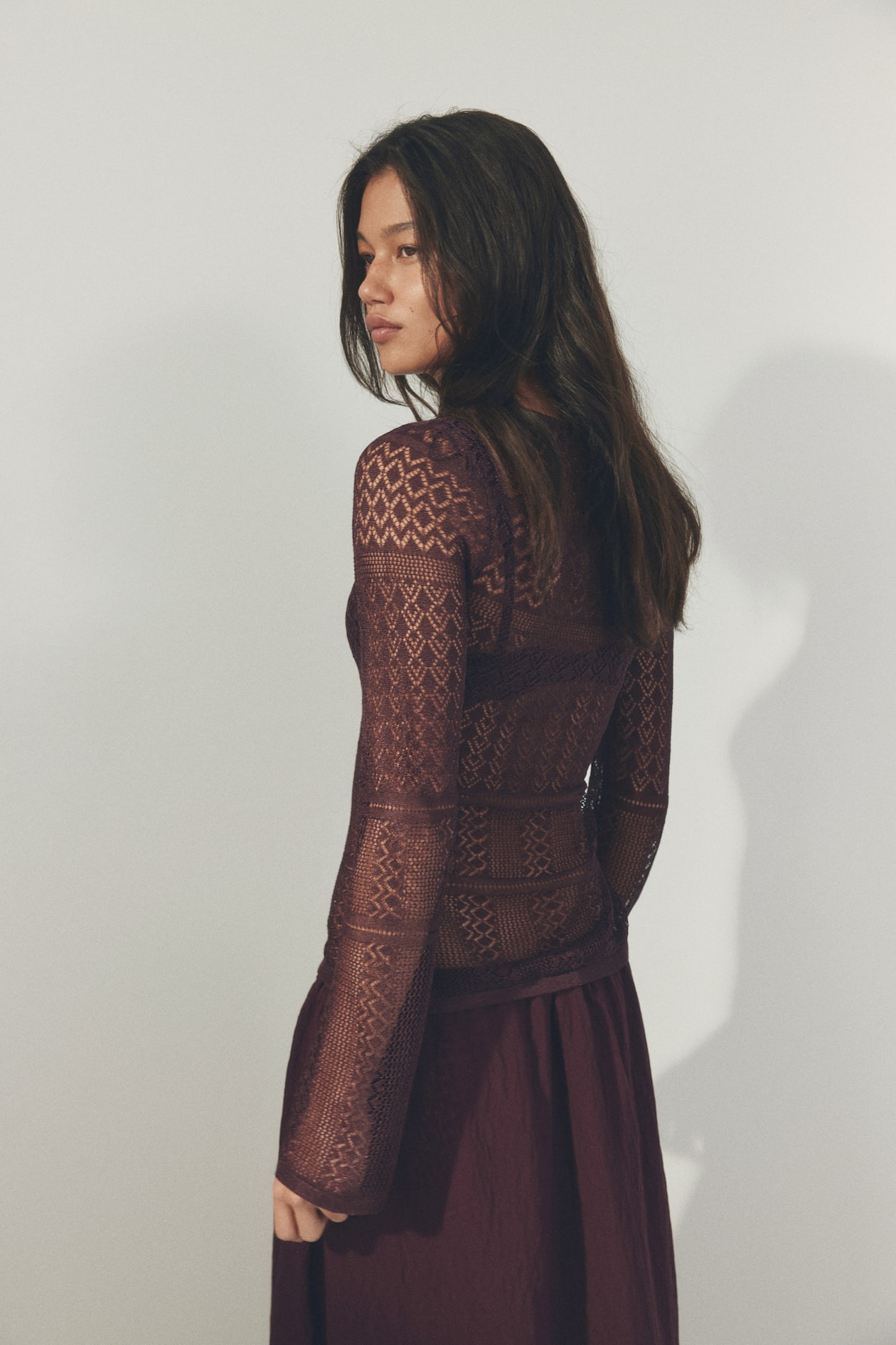 Pointelle-Knit Top - image 4