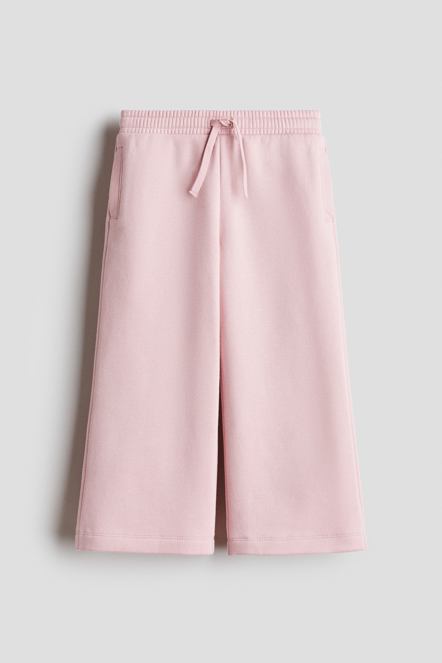 Wide brushed-inside joggers - Light pink/Black/Pink/Light purple