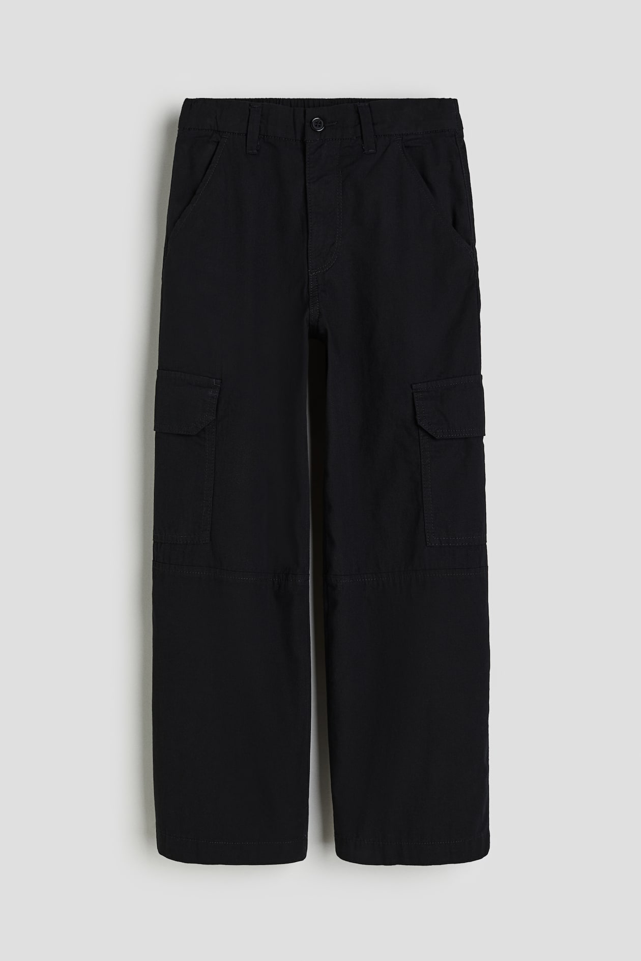 Wide-leg Cargo Pants - Black - Kids | H&M US